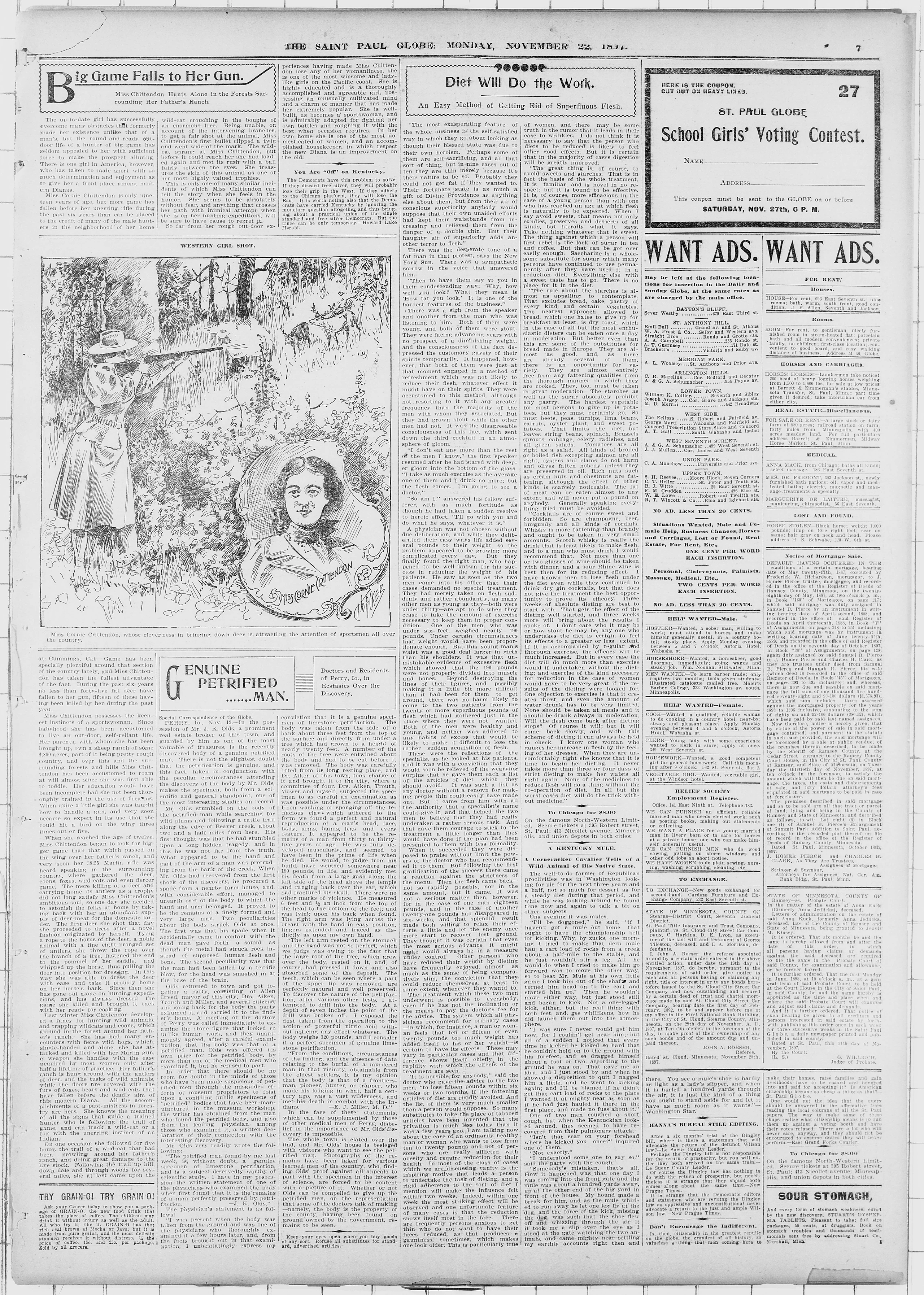 Image 8 of The Saint Paul globe (St. Paul, Minn.), November 22, 1897