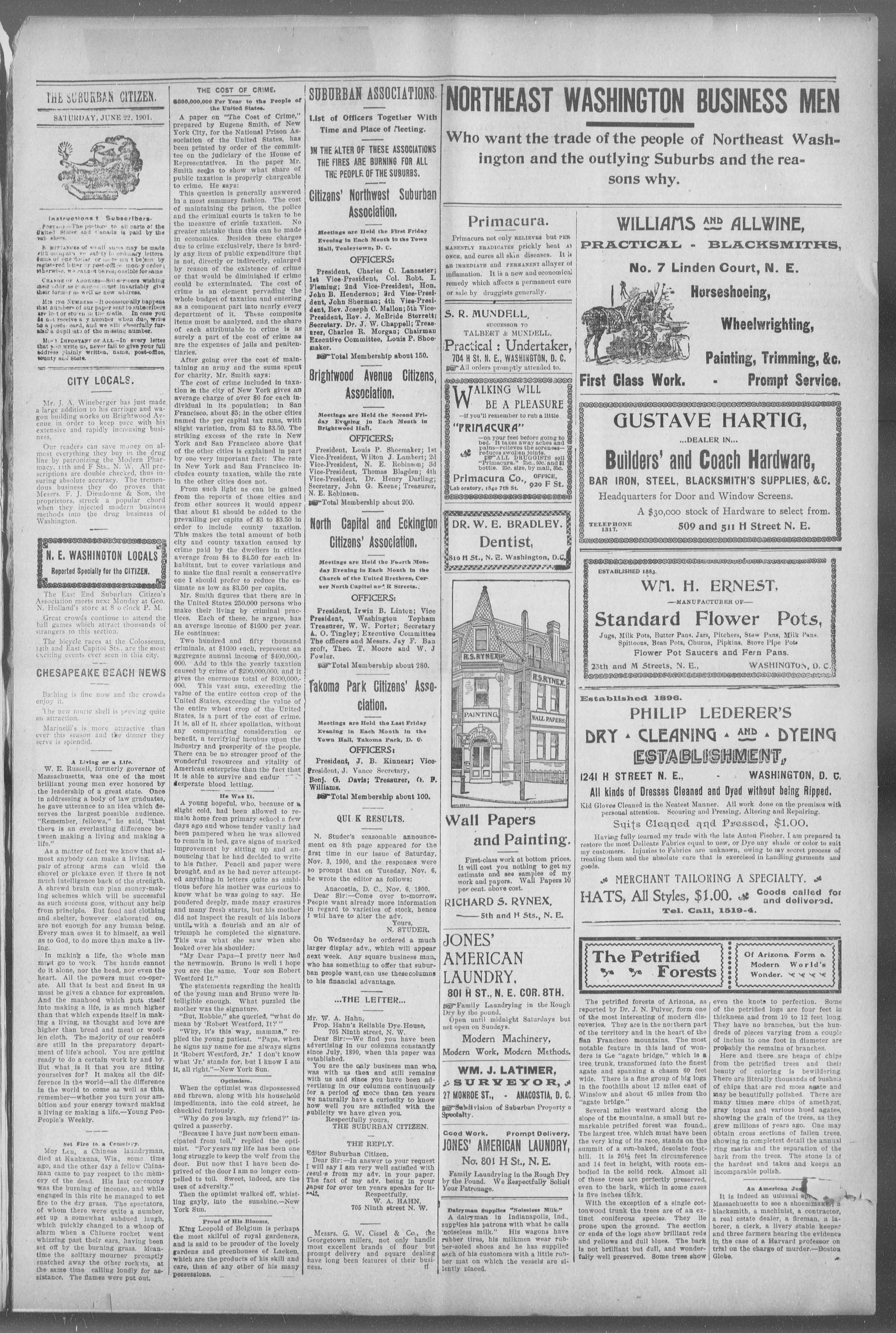 Image 5 of The suburban citizen (Washington, D.C.), June 22, 1901