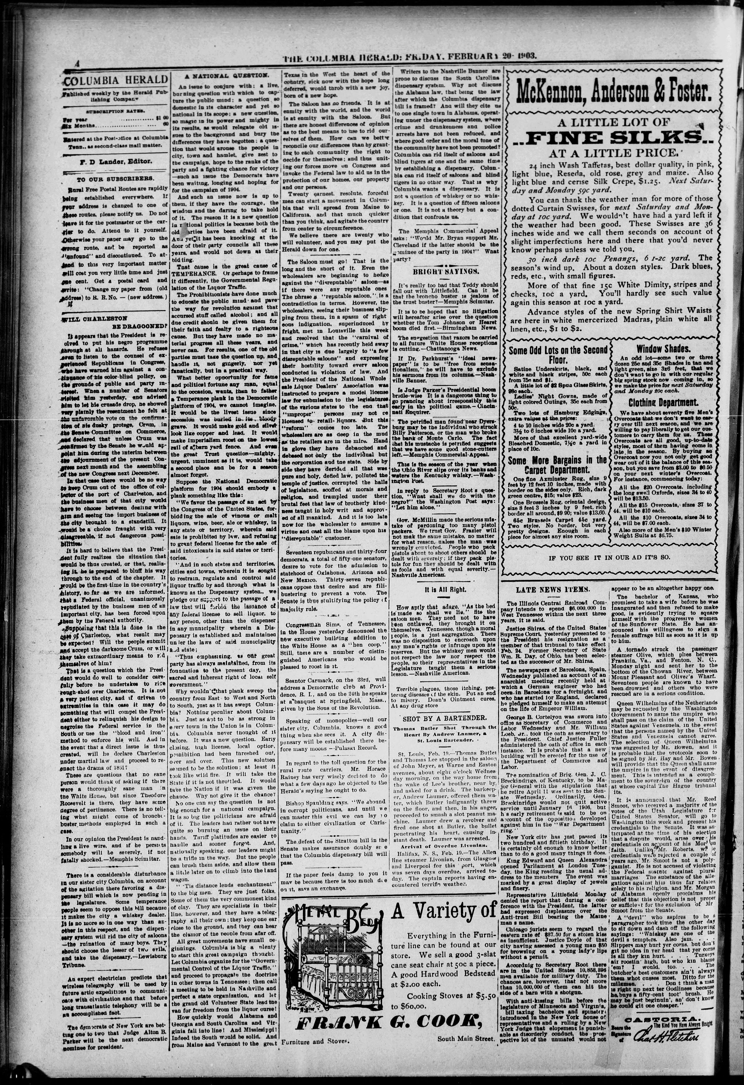 Image 5 of The Columbia herald (Columbia, Tenn.), February 20, 1903