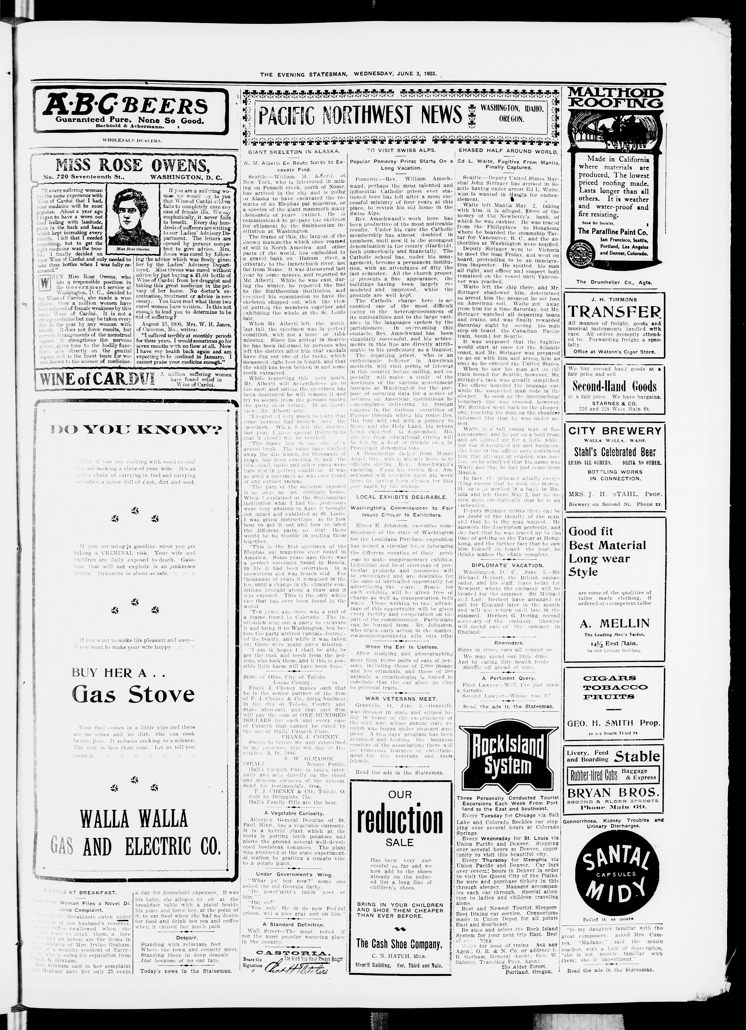 Image 3 of The Evening statesman (Walla Walla, Wash.), June 3, 1903