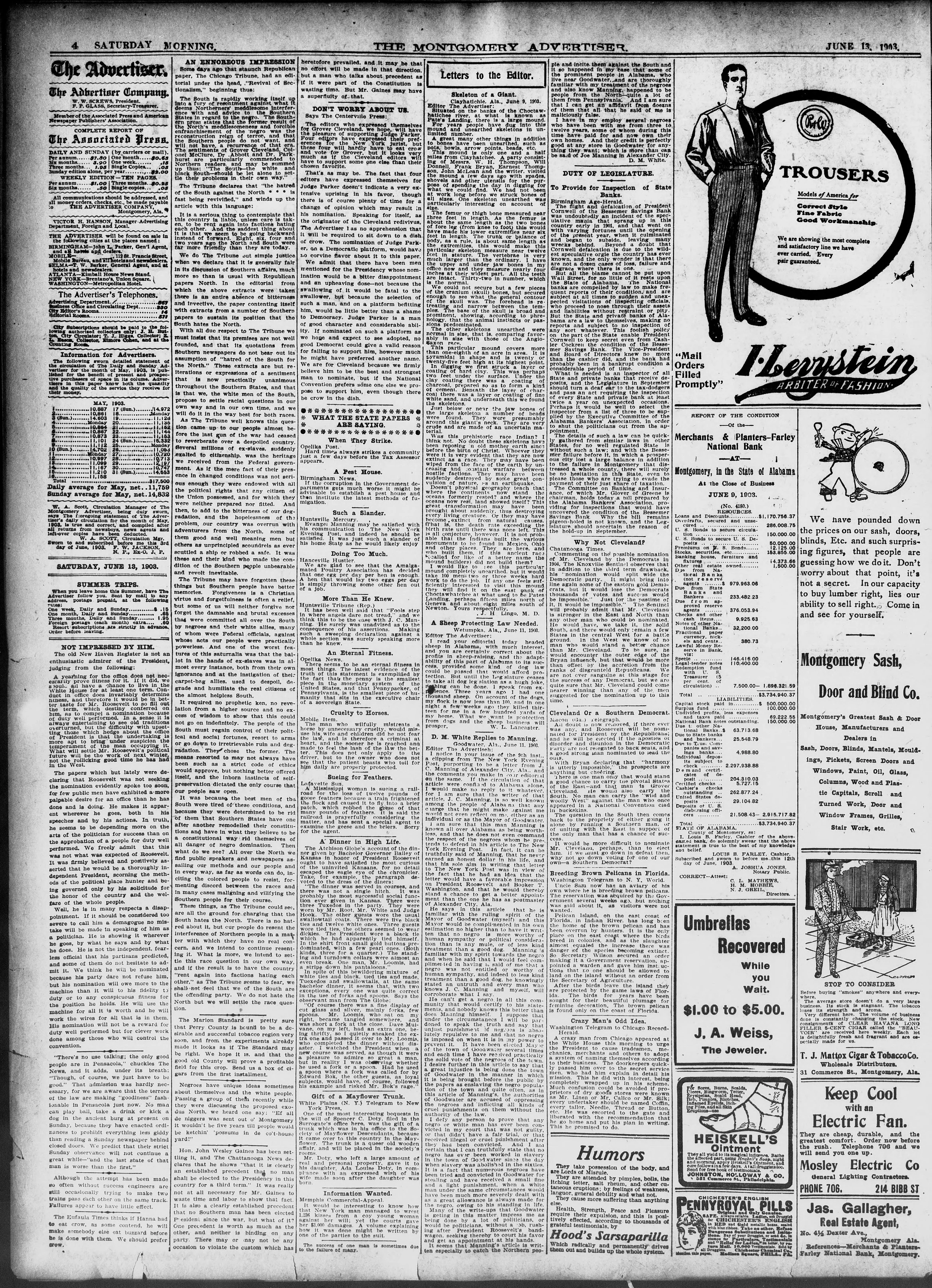 Image 4 of The Montgomery advertiser (Montgomery, Ala.), June 13, 1903
