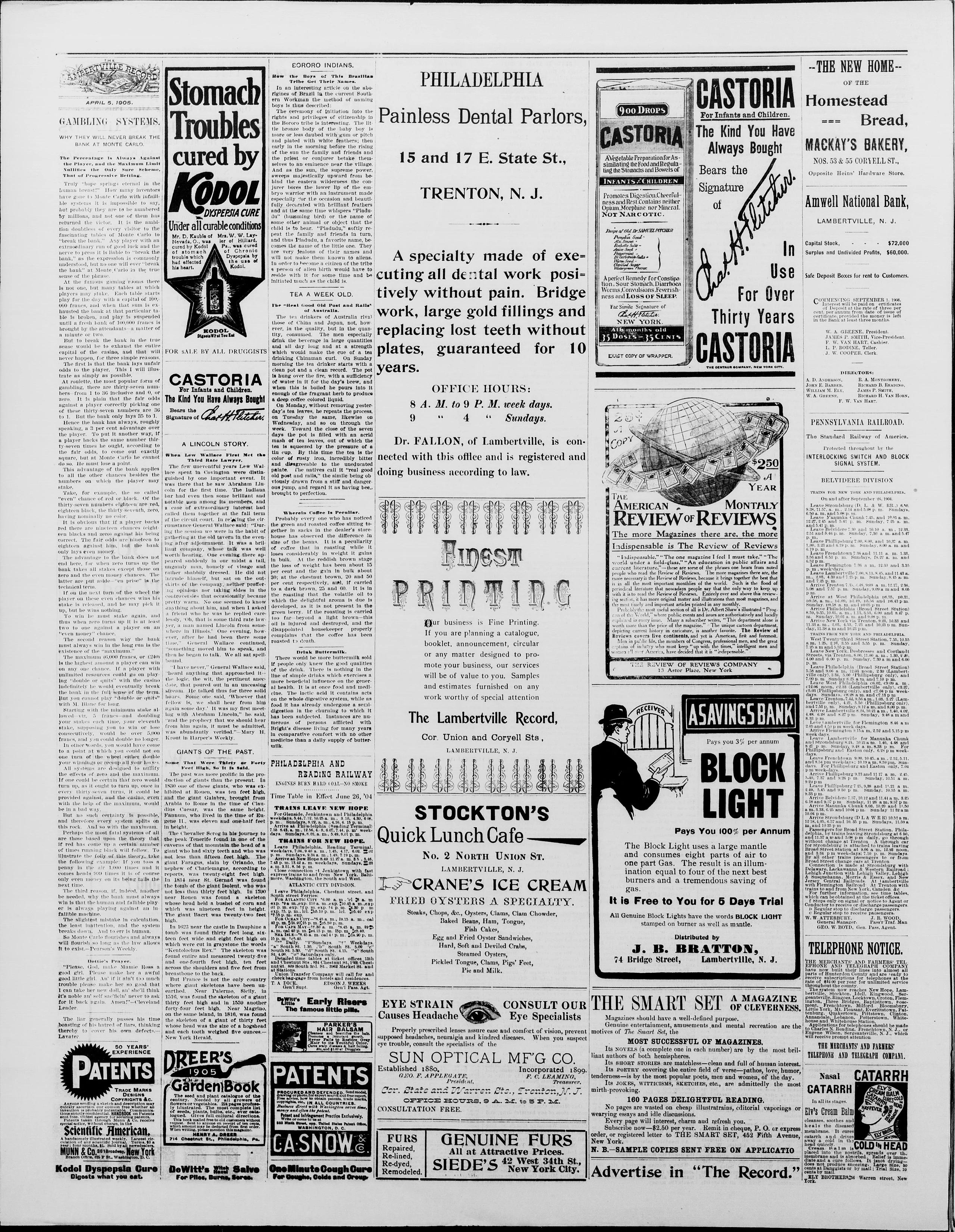 Image 4 of The Lambertville record (Lambertville, N.J.), April 5, 1905