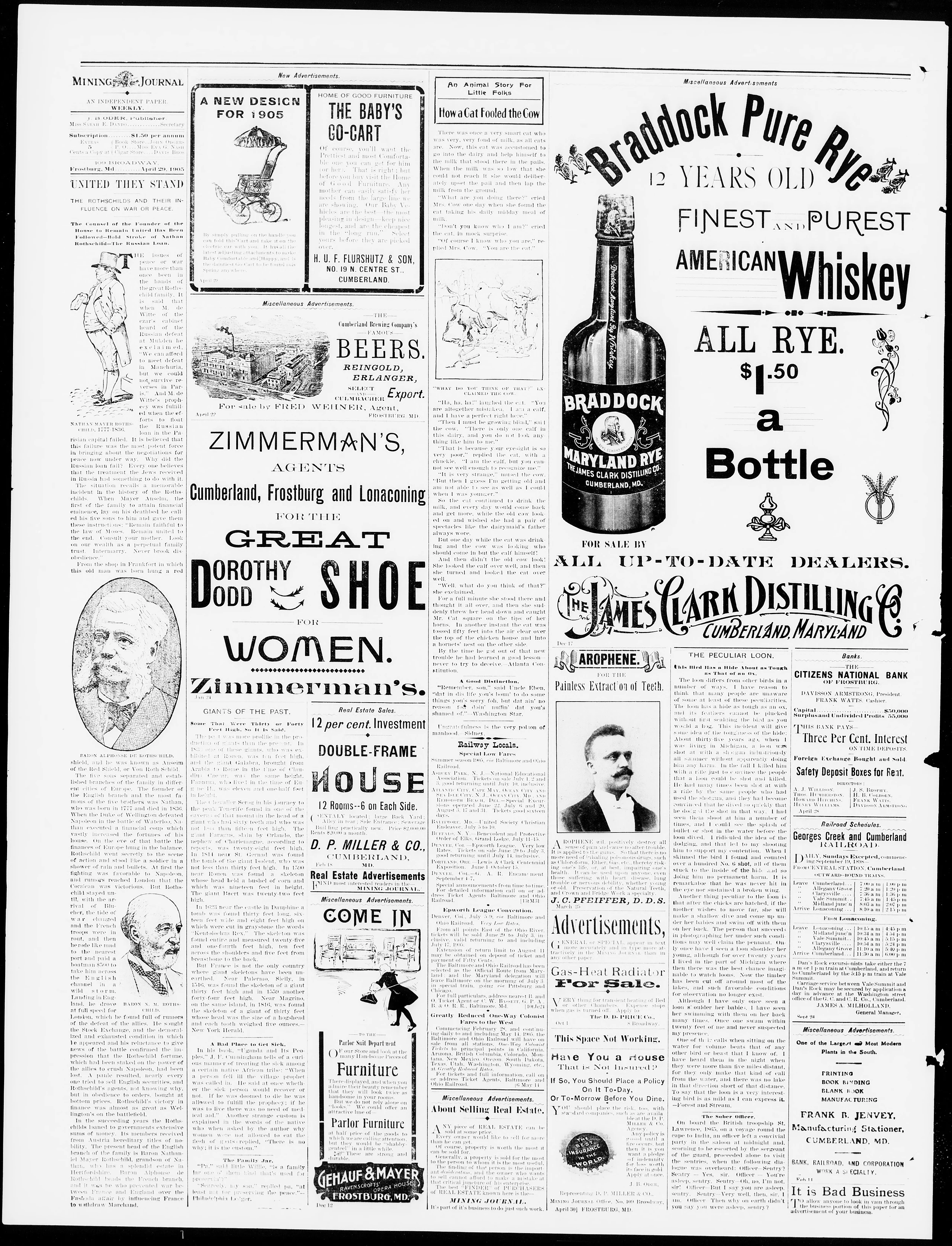 Image 6 of Frostburg mining journal (Frostburg, Md.), April 29, 1905