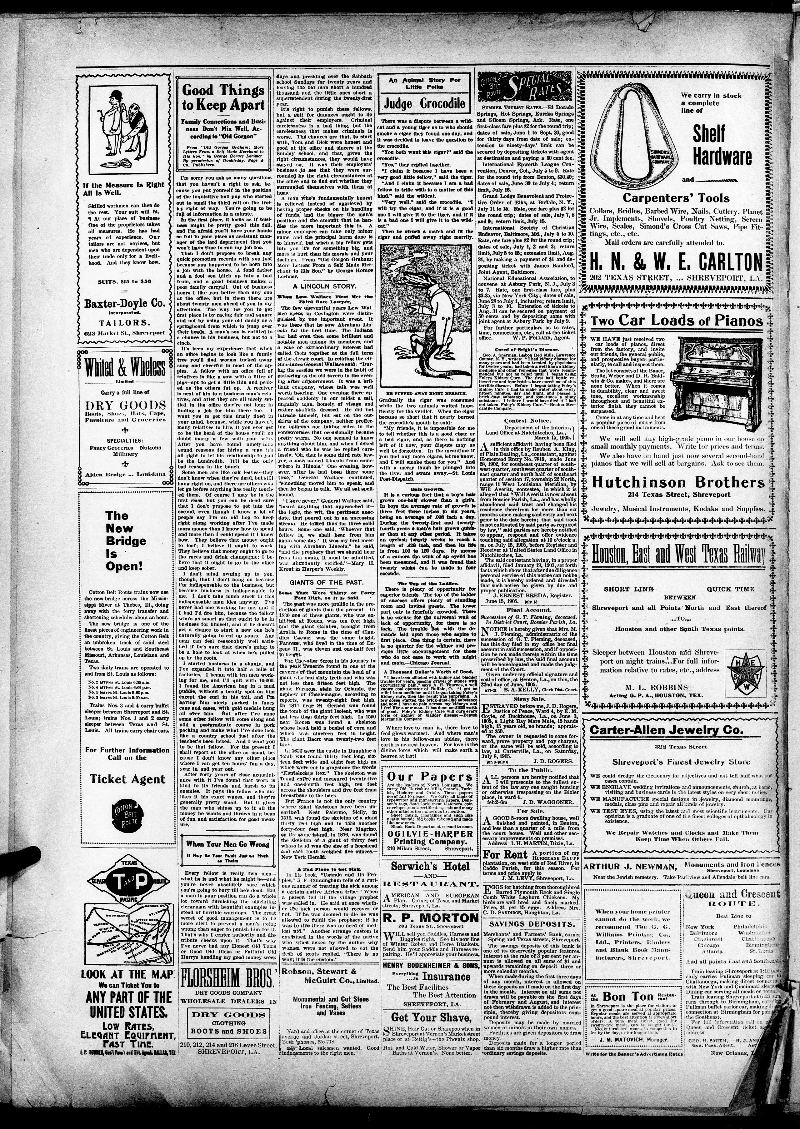 Image 4 of The Bossier banner (Bellevue, Bossier Parish, La.), June 29, 1905