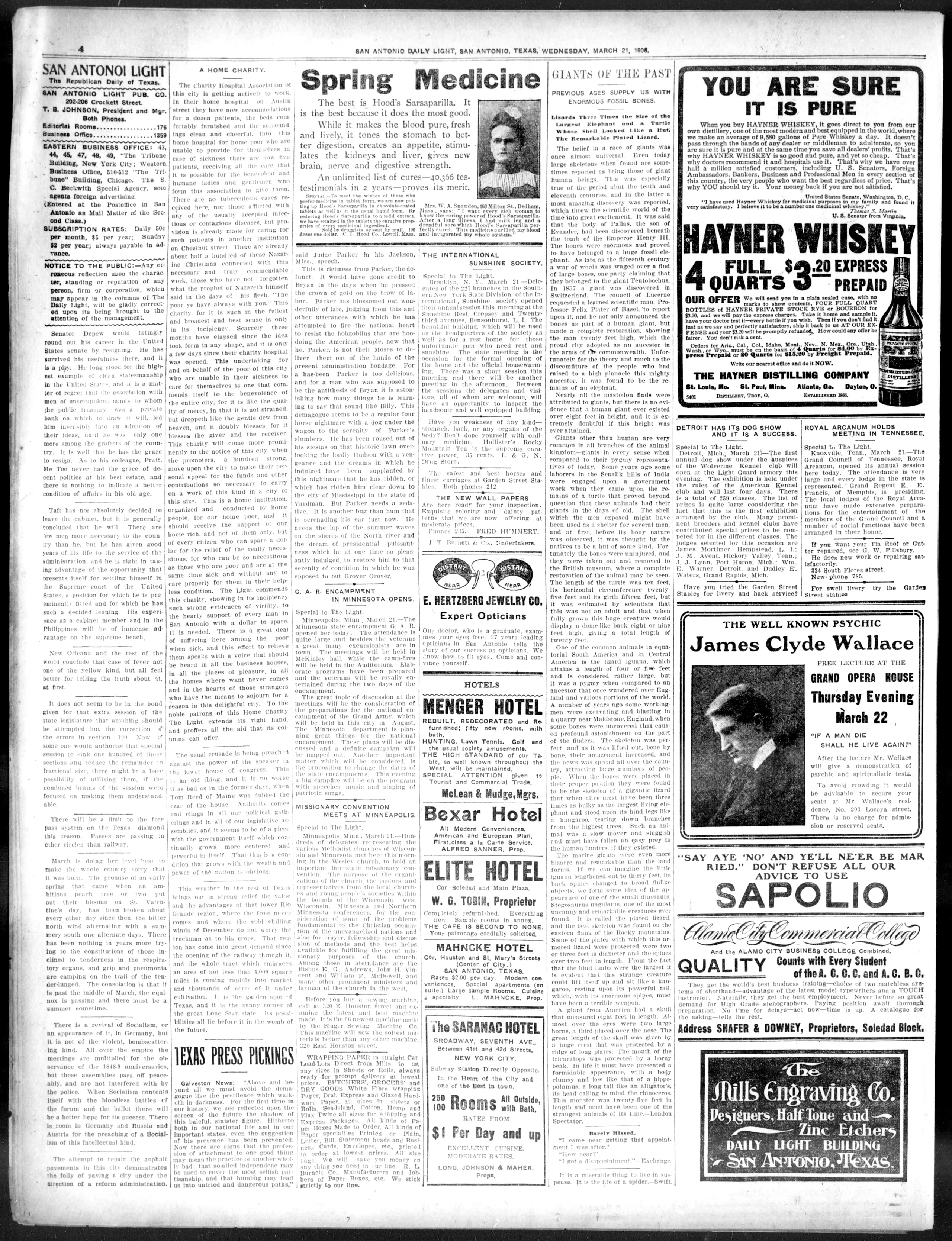 Image 4 of San Antonio daily light (San Antonio, Tex.), March 21, 1906