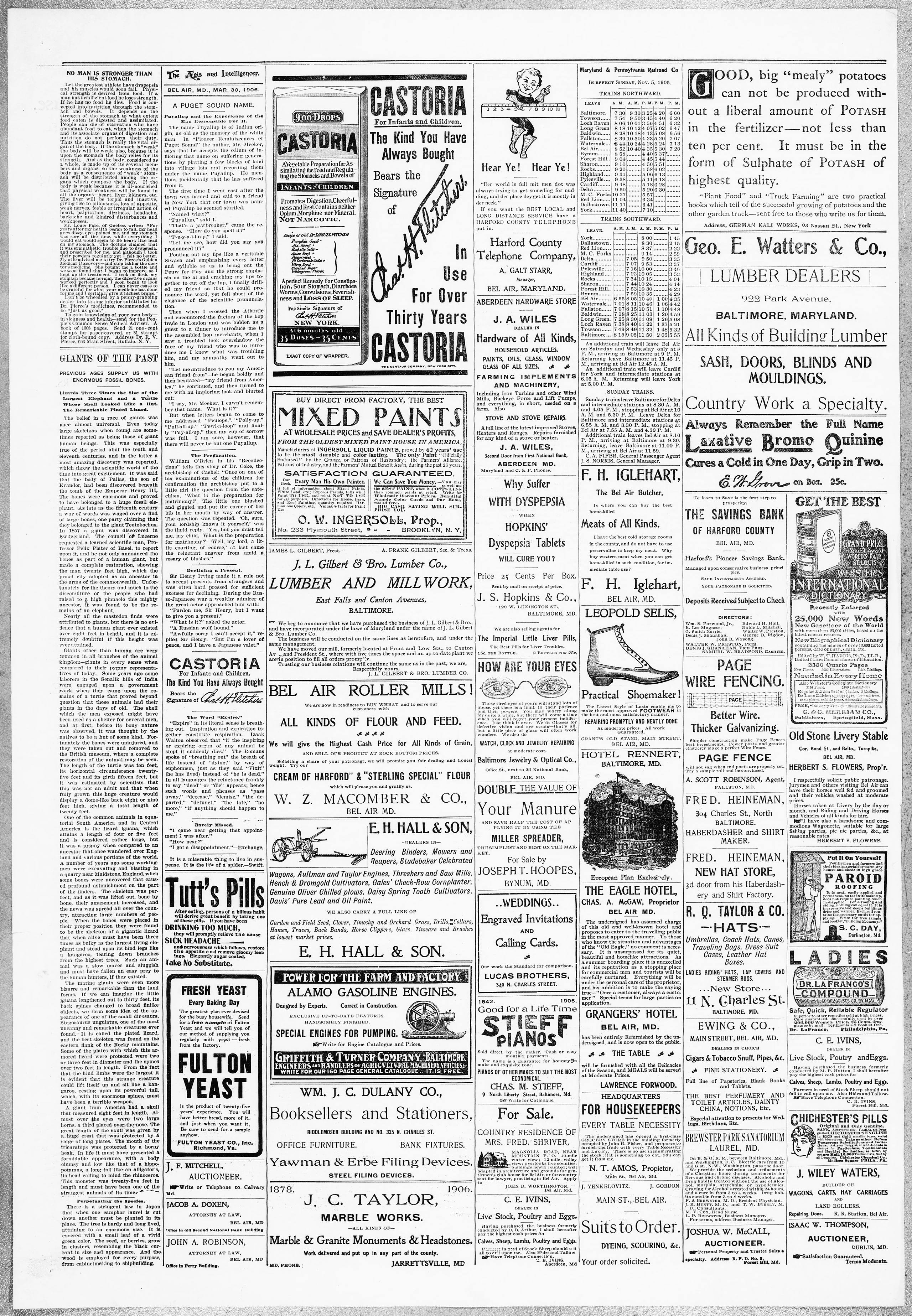 Image 4 of The aegis & intelligencer (Bel Air, Md.), March 30, 1906