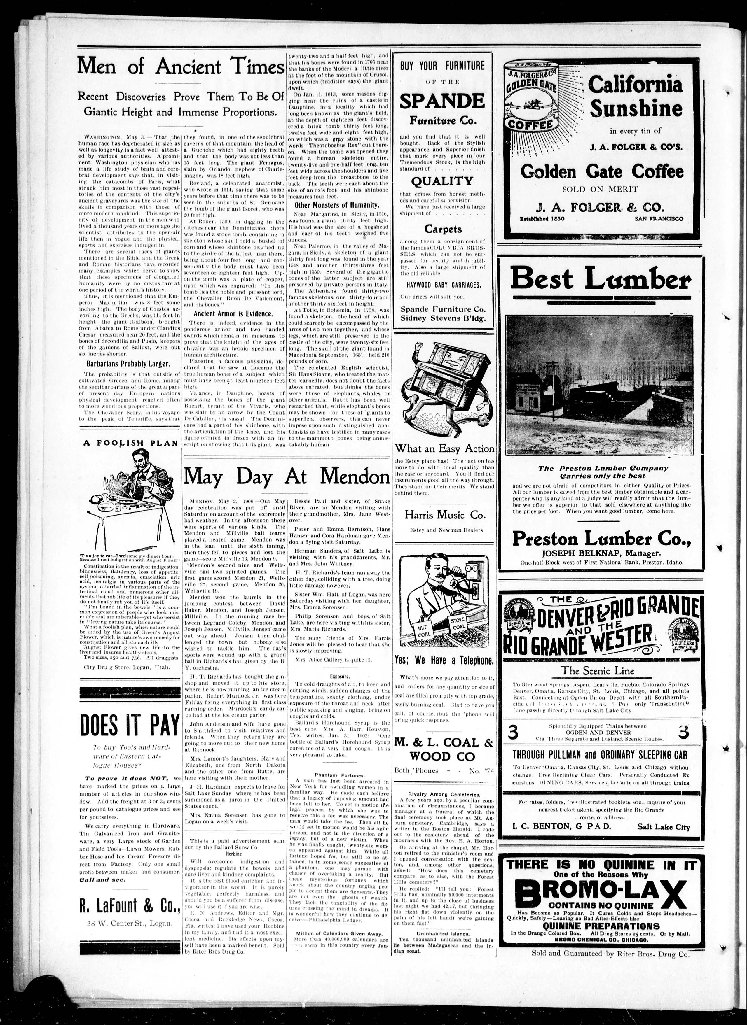 Image 2 of The Logan Republican (Logan, Utah), May 5, 1906