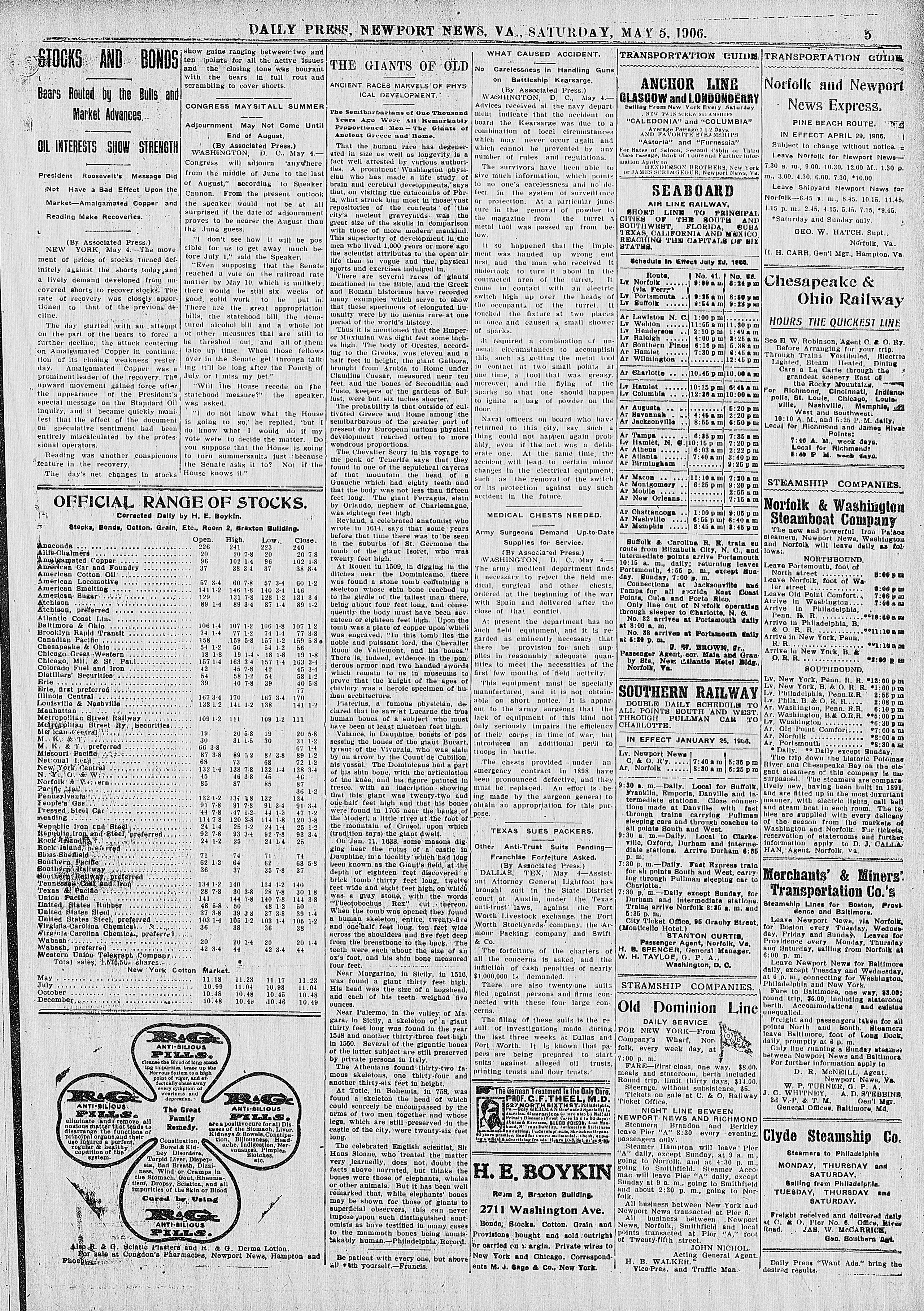 Image 5 of Daily press (Newport News, Va.), May 5, 1906