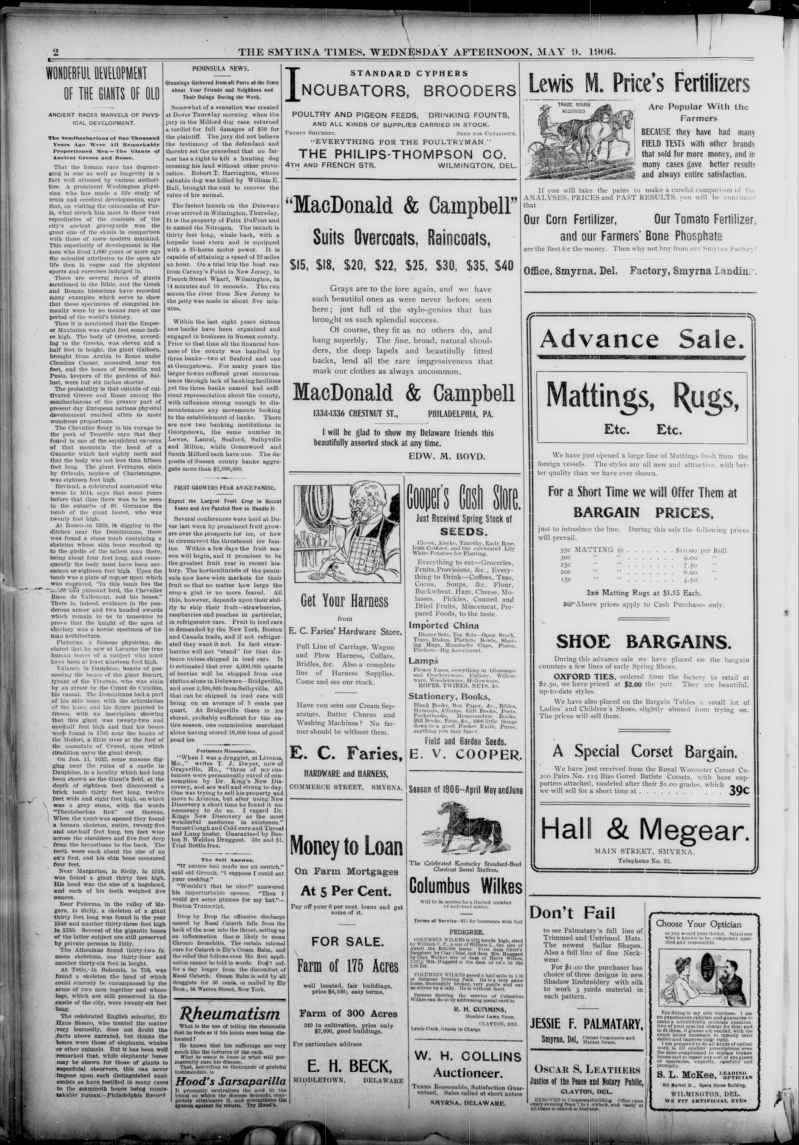 Image 2 of Smyrna times (Smyrna, Del.), May 9, 1906