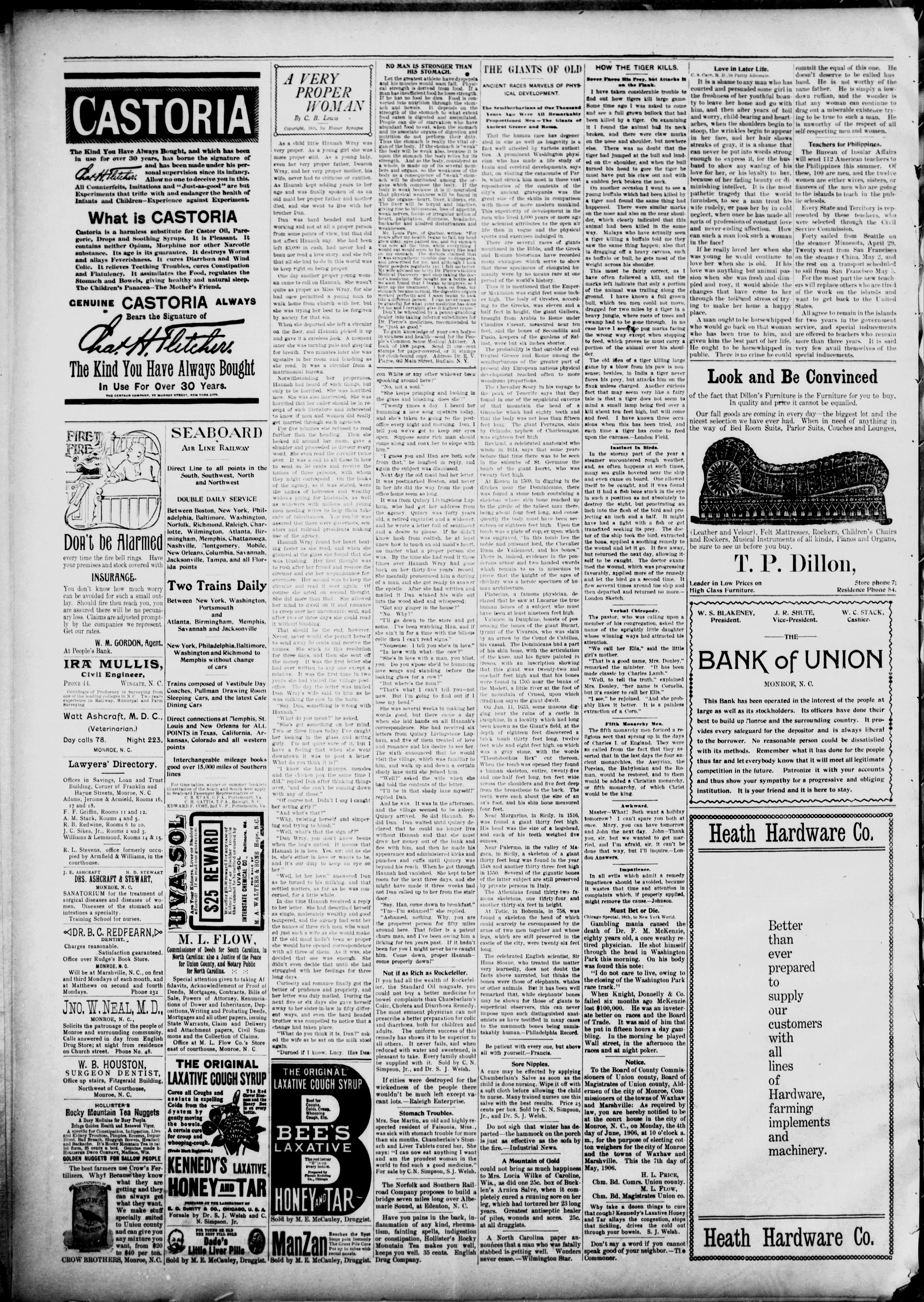Image 4 of The Monroe journal (Monroe, N.C.), May 22, 1906