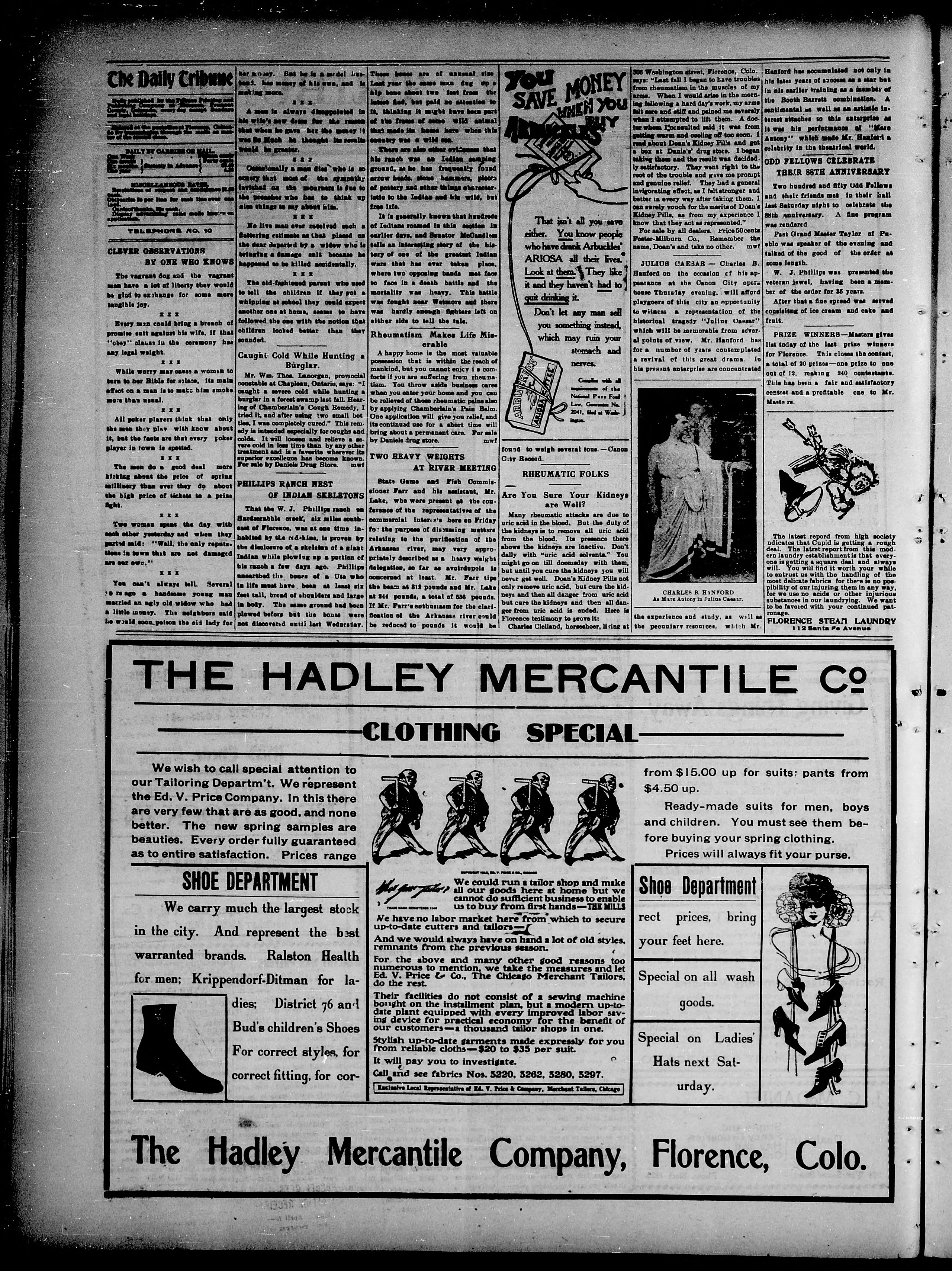 Image 2 of The daily tribune (Florence, Colo.), April 29, 1907