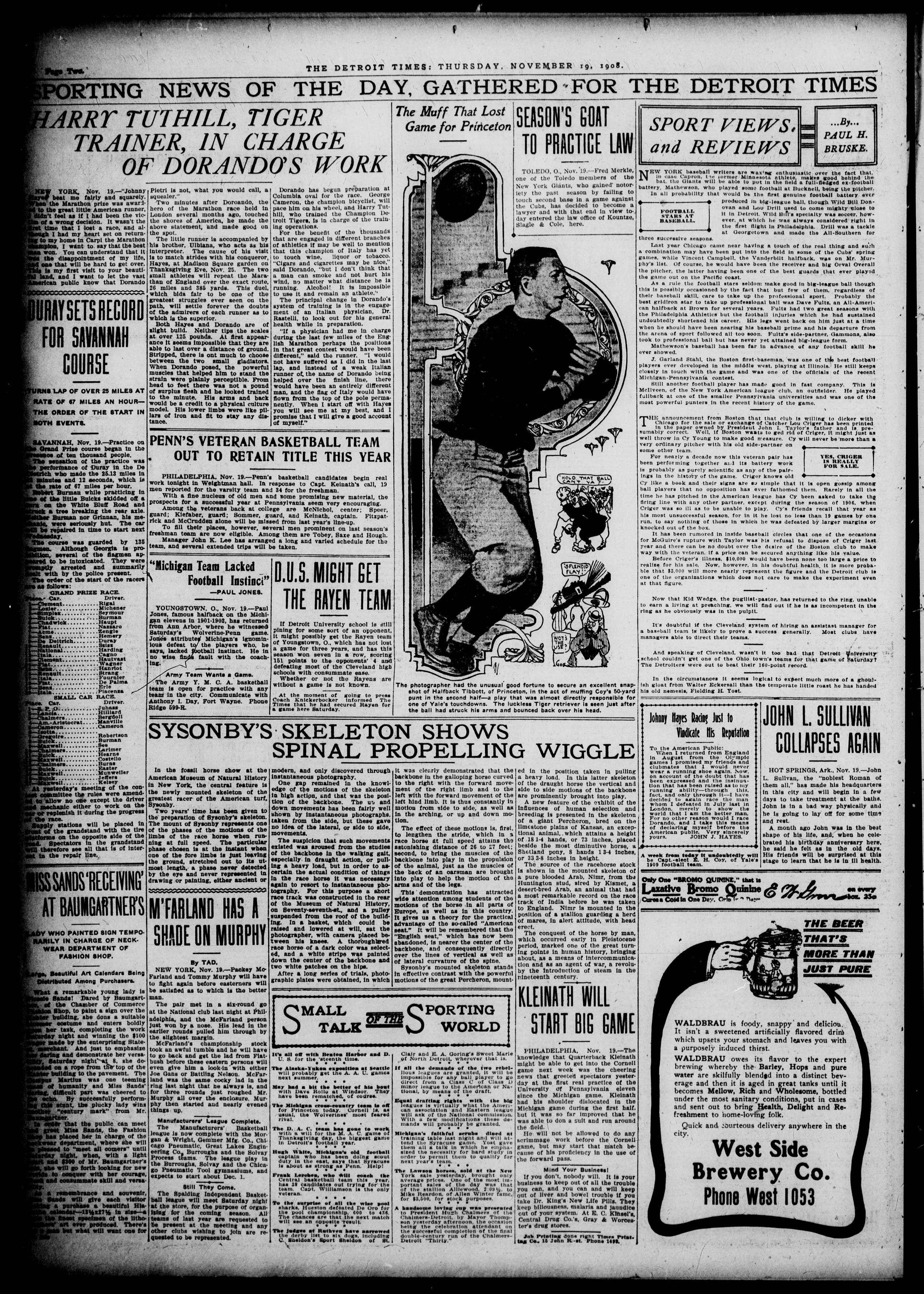 Image 2 of The Detroit times (Detroit, Mich.), November 19, 1908, (LAST EDITION)