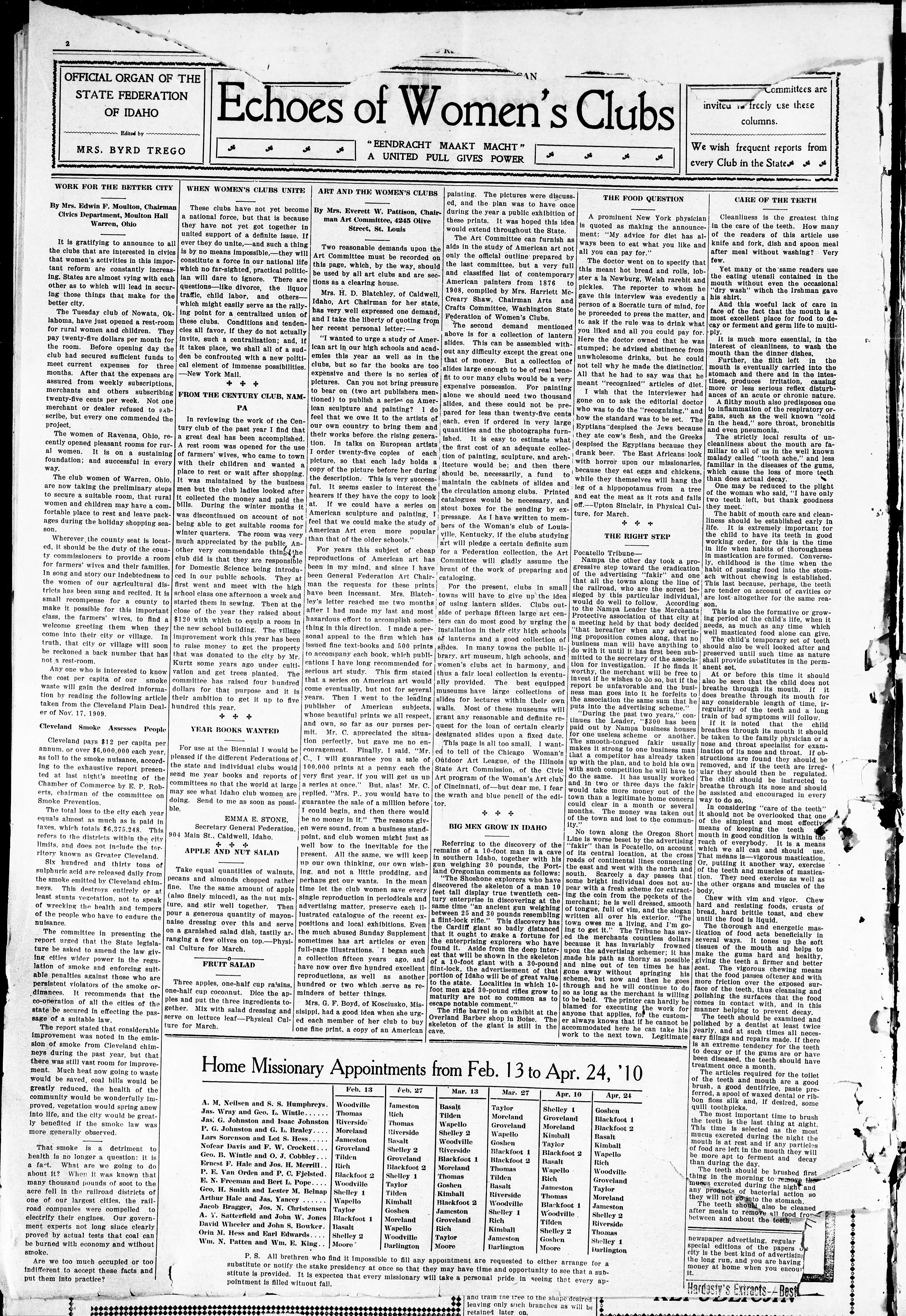 Image 2 of The Idaho Republican (Blackfoot, Idaho), March 25, 1910