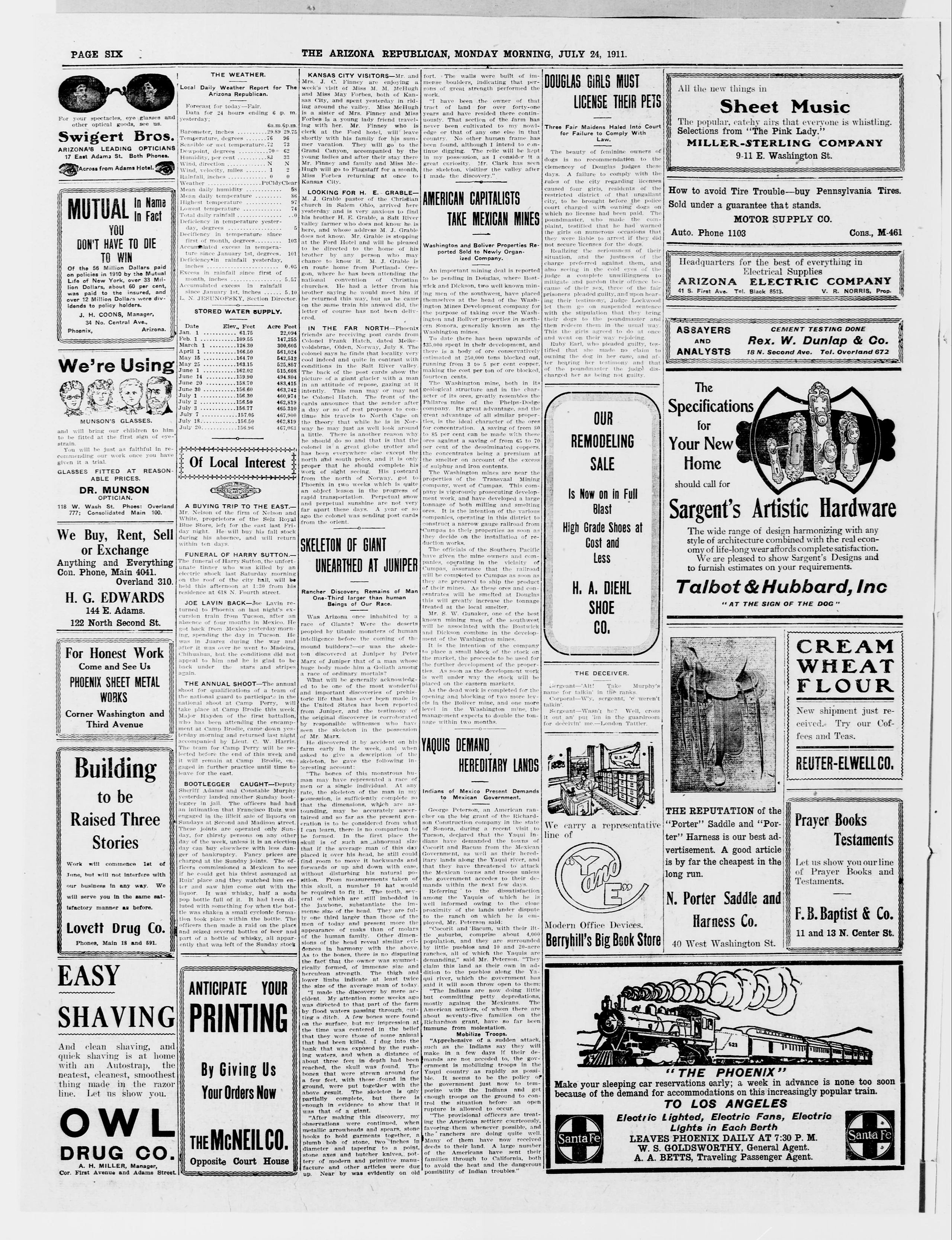 Image 6 of Arizona republican (Phoenix, Ariz.), July 24, 1911