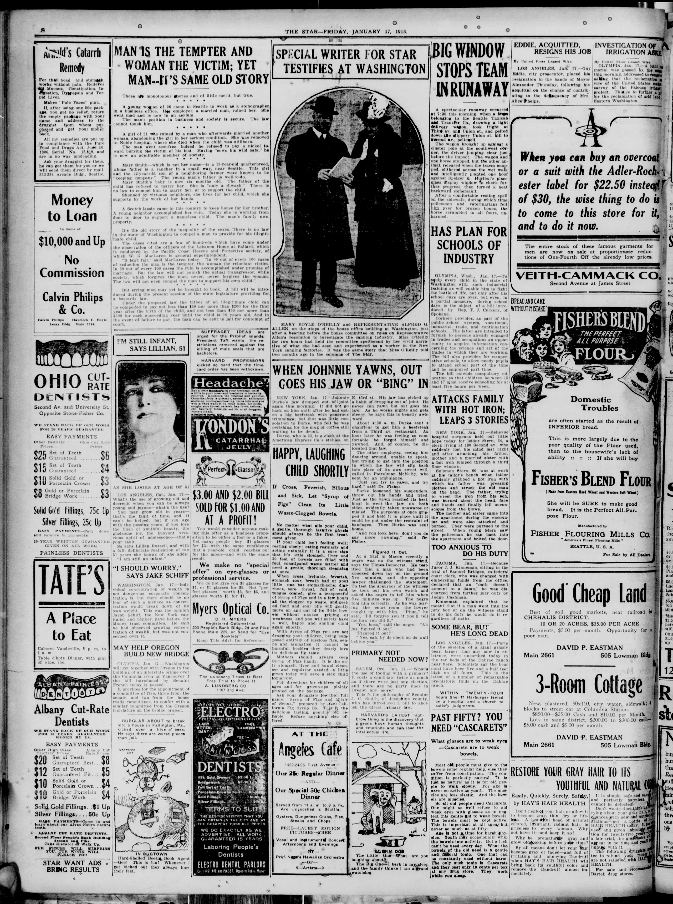 Image 8 of The Seattle star (Seattle, Wash.), January 17, 1913