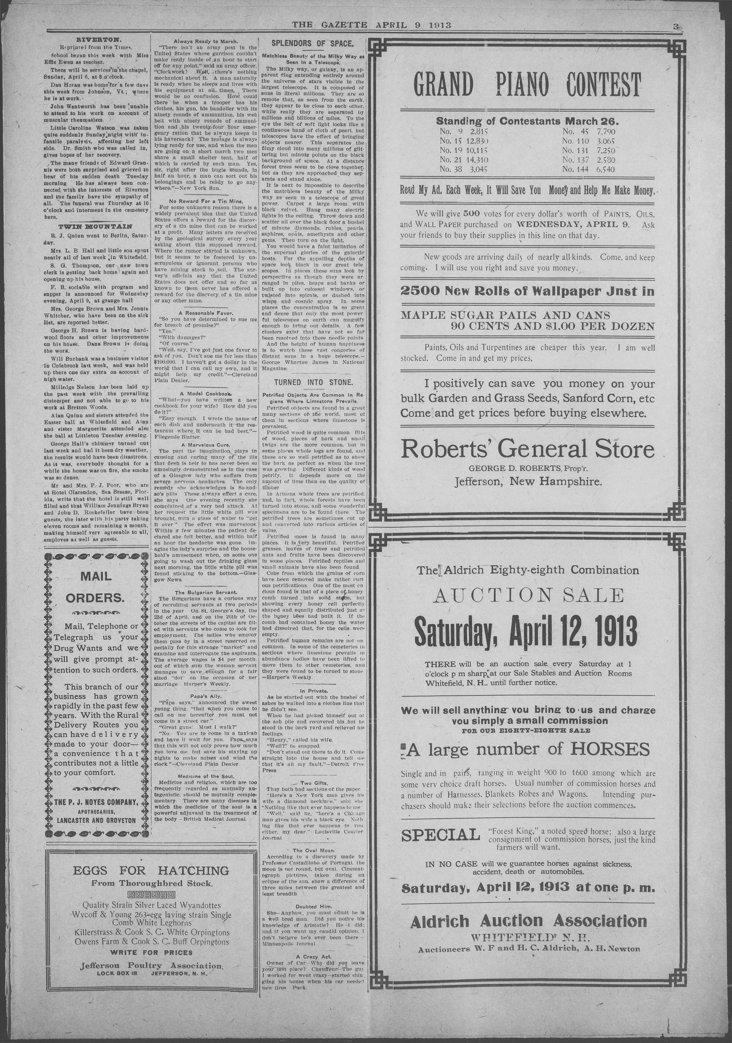 Image 3 of The Lancaster gazette (Lancaster, N.H.), April 9, 1913