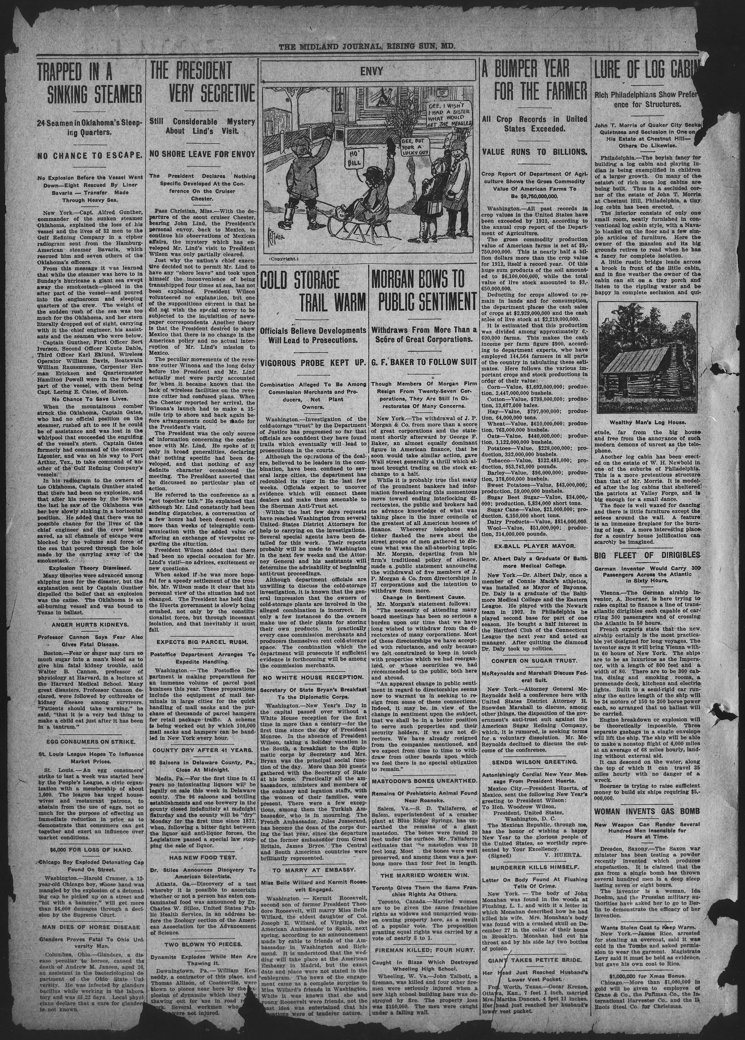 Image 2 of The midland journal (Rising Sun, Md.), January 9, 1914