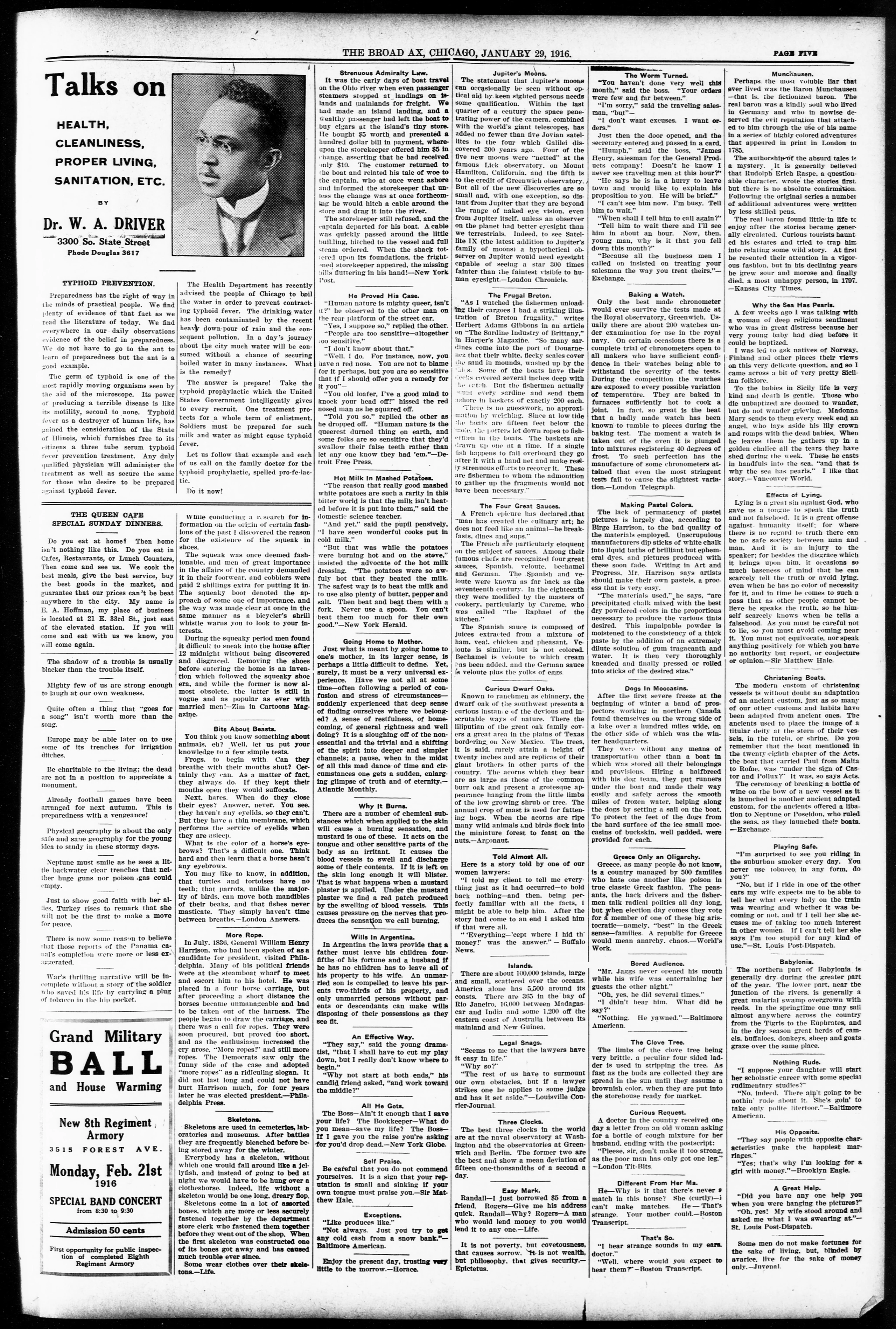Image 5 of The broad ax (Salt Lake City, Utah;Chicago, Ill.), January 29, 1916