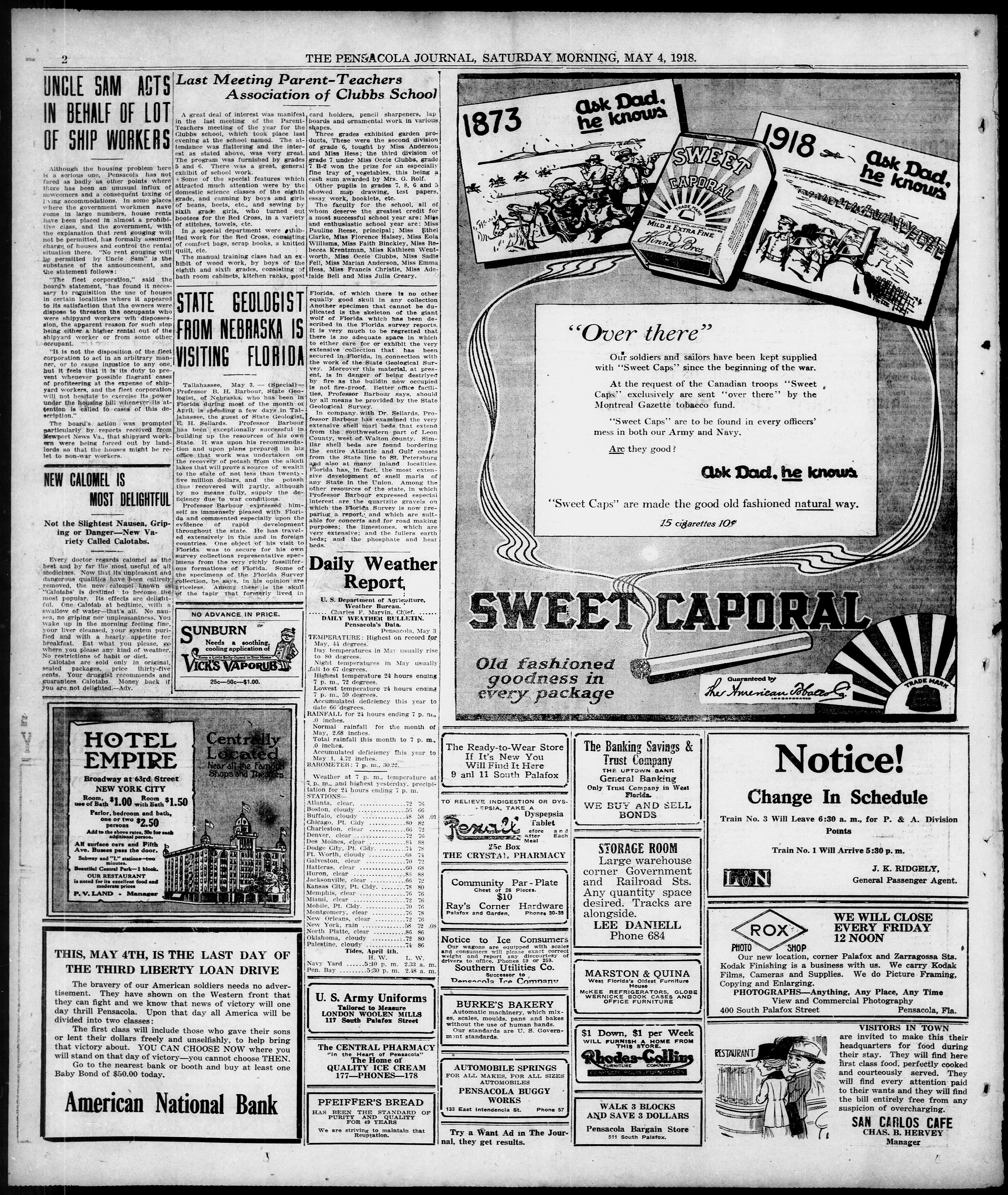 Image 2 of The Pensacola journal (Pensacola, Fla.), May 4, 1918