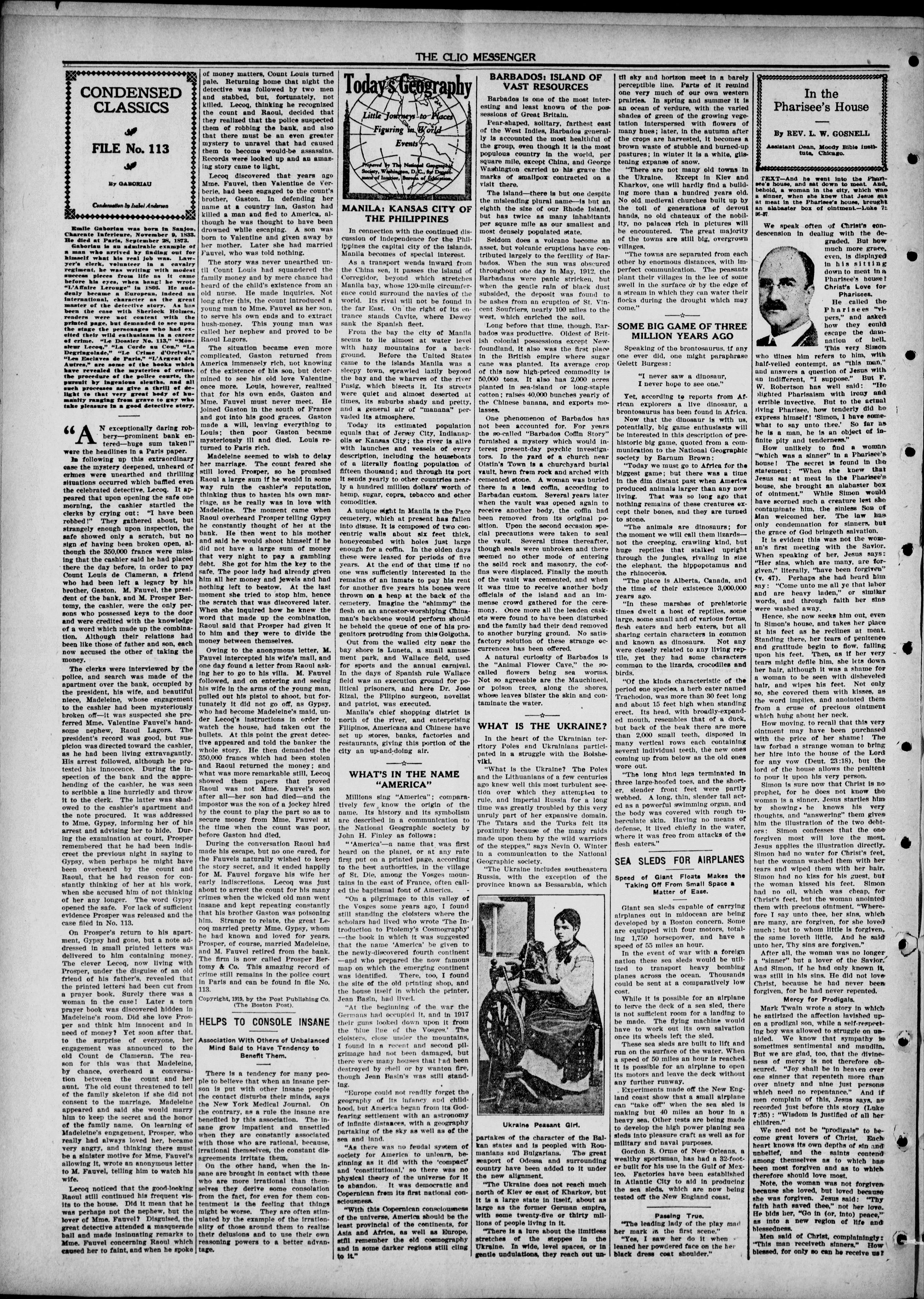 Image 6 of The Clio messenger (Clio, Mich.), November 4, 1920