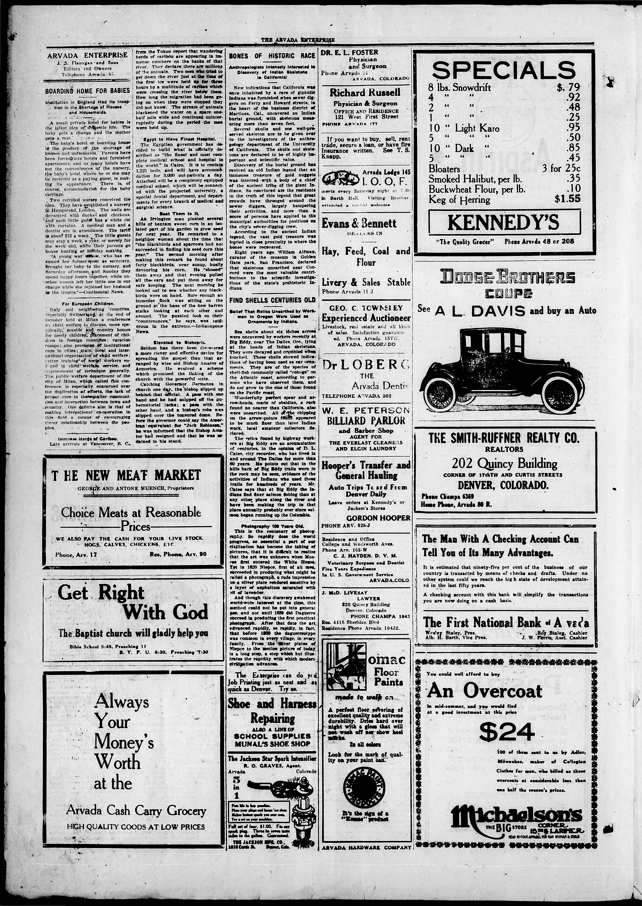 Image 4 of The Arvada enterprise (Arvada, Colo.), February 3, 1921