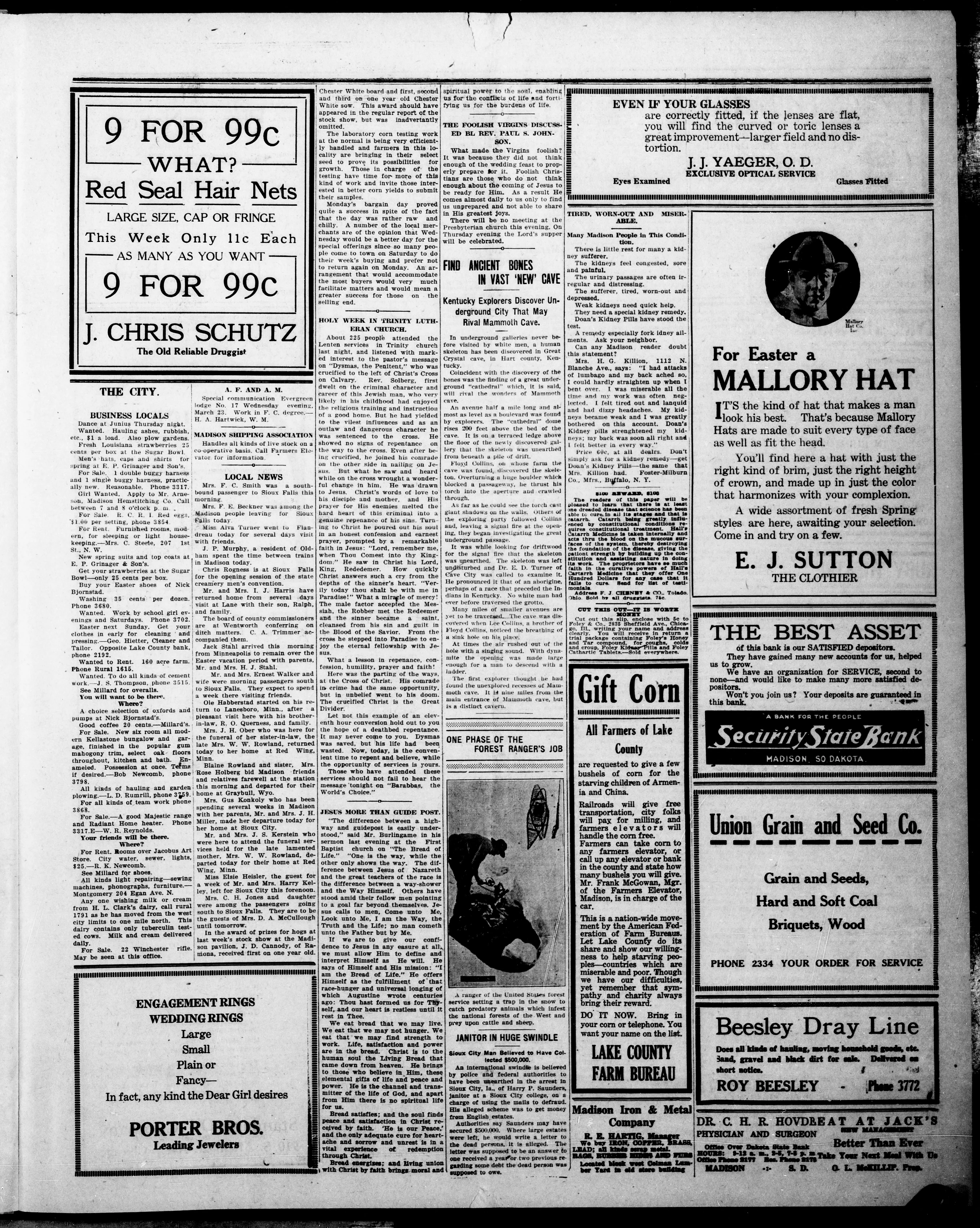 Image 3 of The Madison daily leader (Madison, S.D.), March 23, 1921
