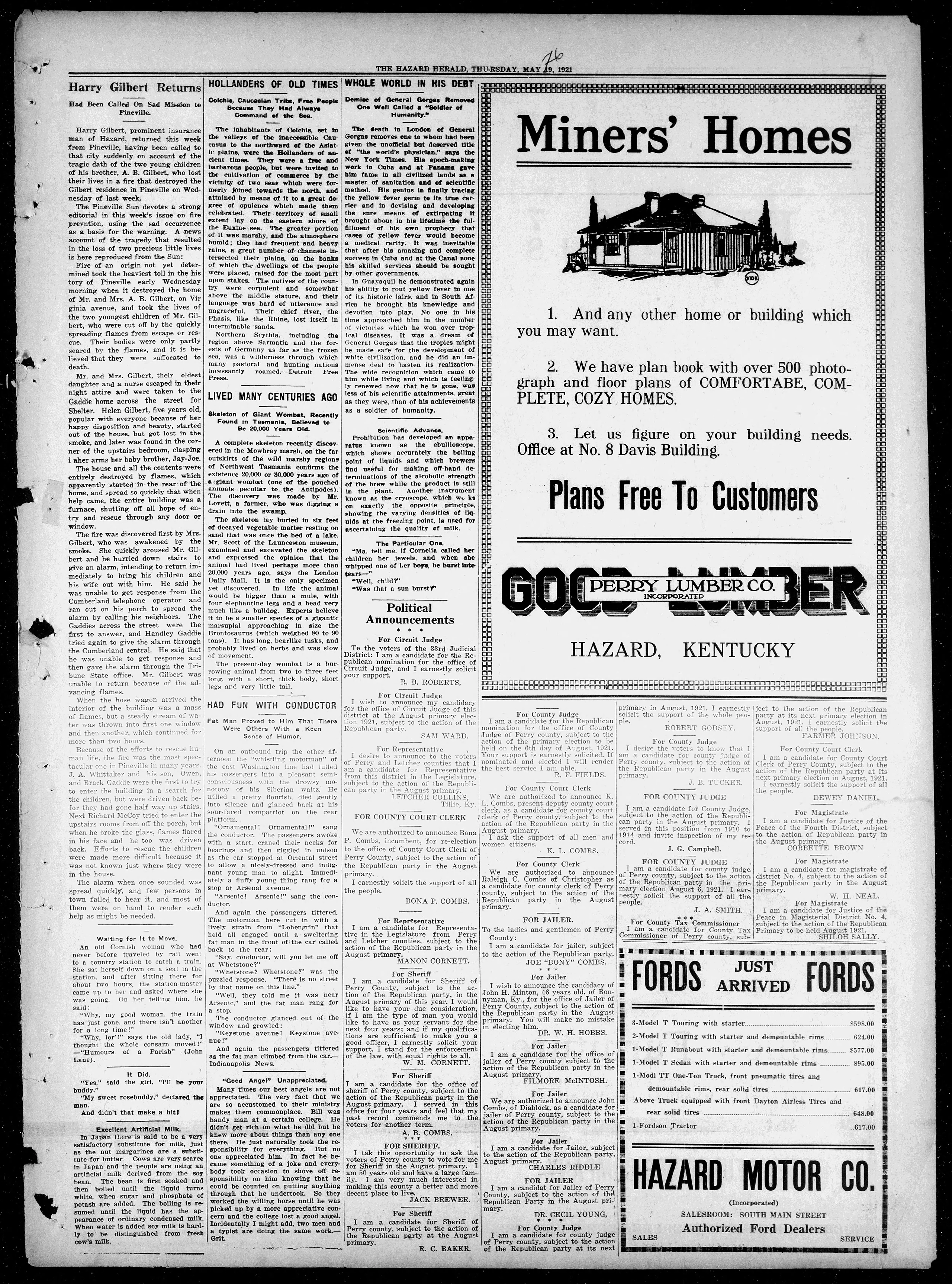 Image 5 of The Hazard herald (Hazard, Ky.), May 26, 1921