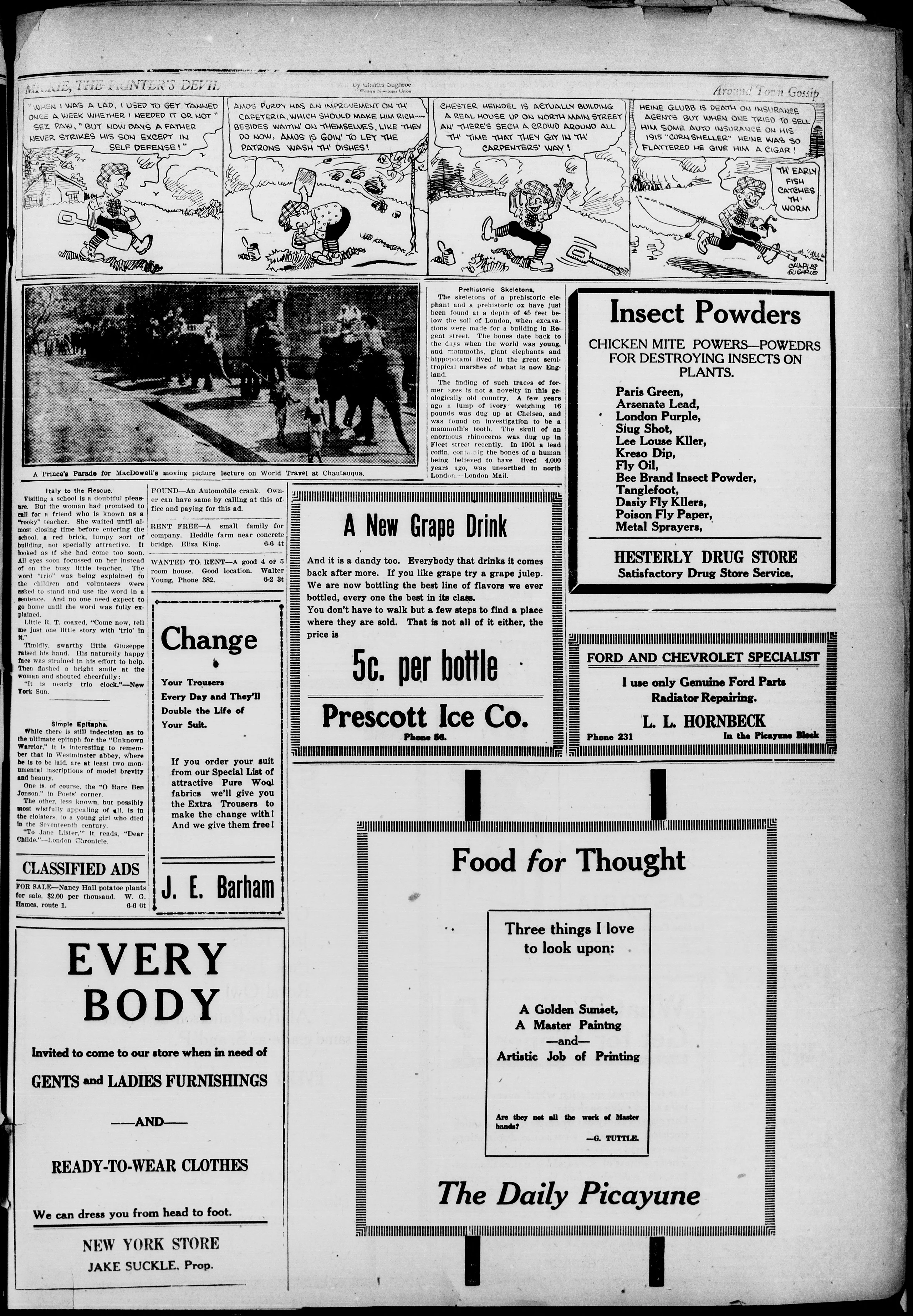 Image 3 of Daily picayune (Prescott, Ark.), June 6, 1921