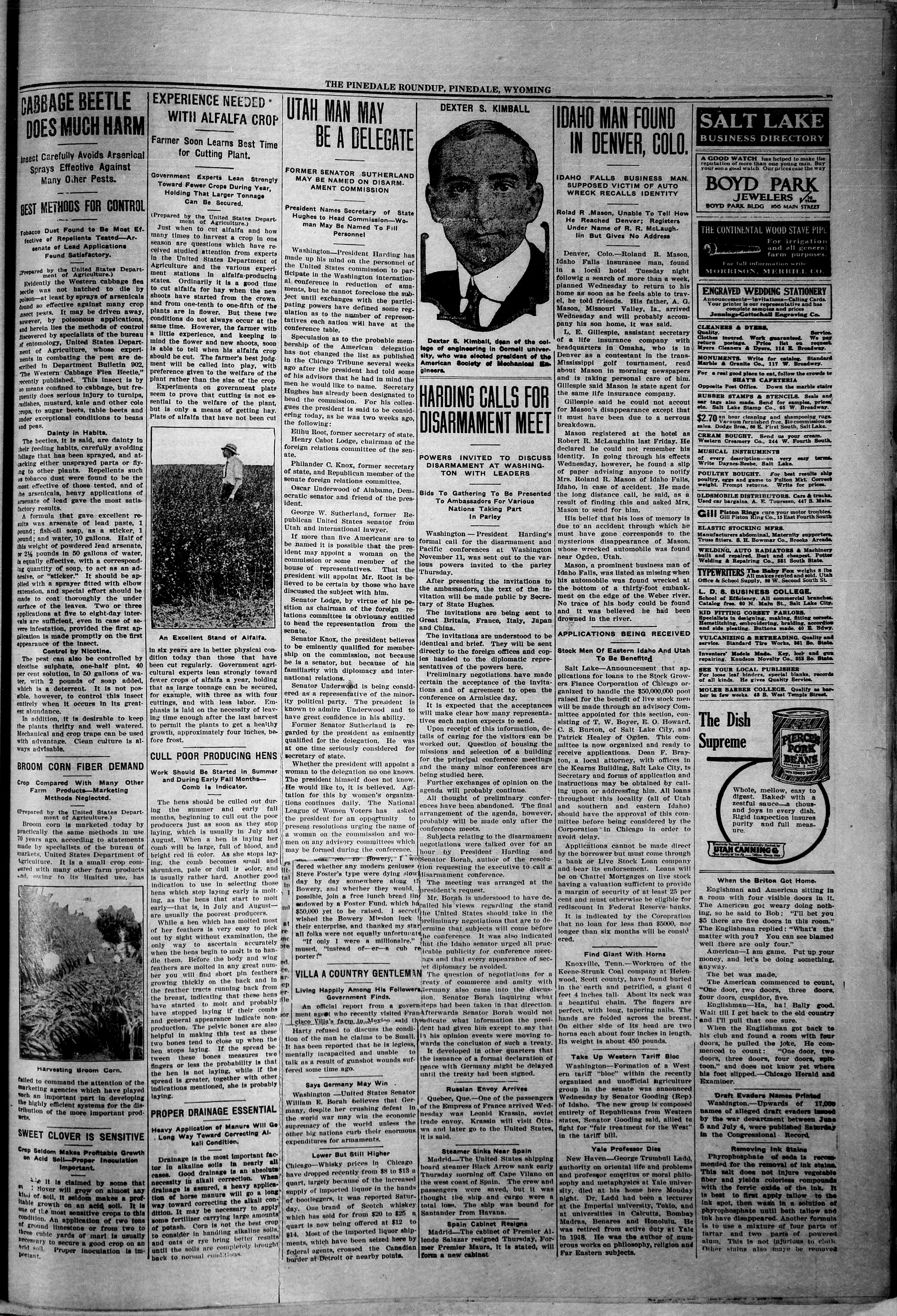 Image 3 of Pinedale roundup (Pinedale, Wyo.), August 25, 1921