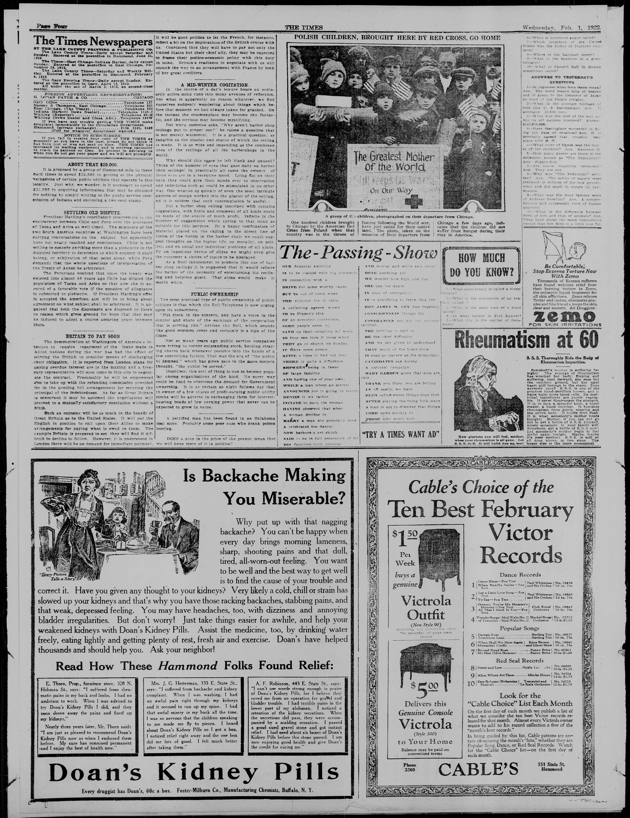 Image 4 of The Lake County times (Hammond, Ind.), February 1, 1922