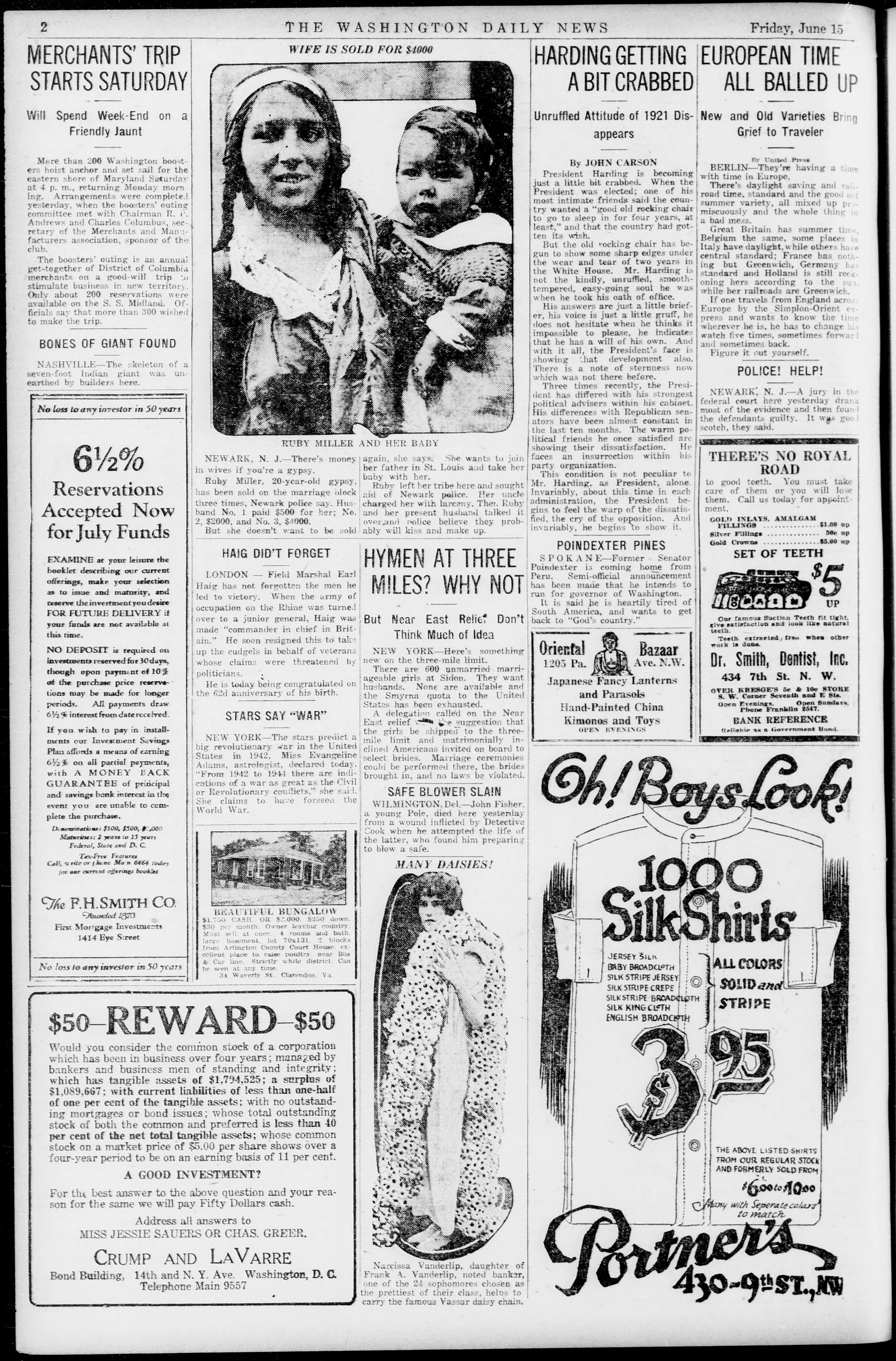 Image 2 of The Washington daily news (Washington, D.C.), June 15, 1923