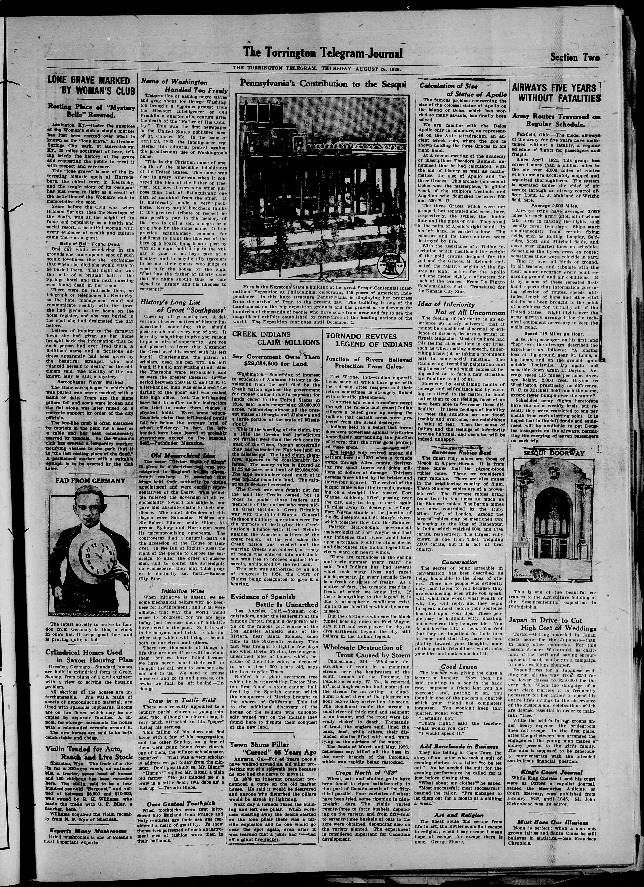 Image 9 of Torrington telegram (Torrington, Laramie County, Wyo.), August 26, 1926