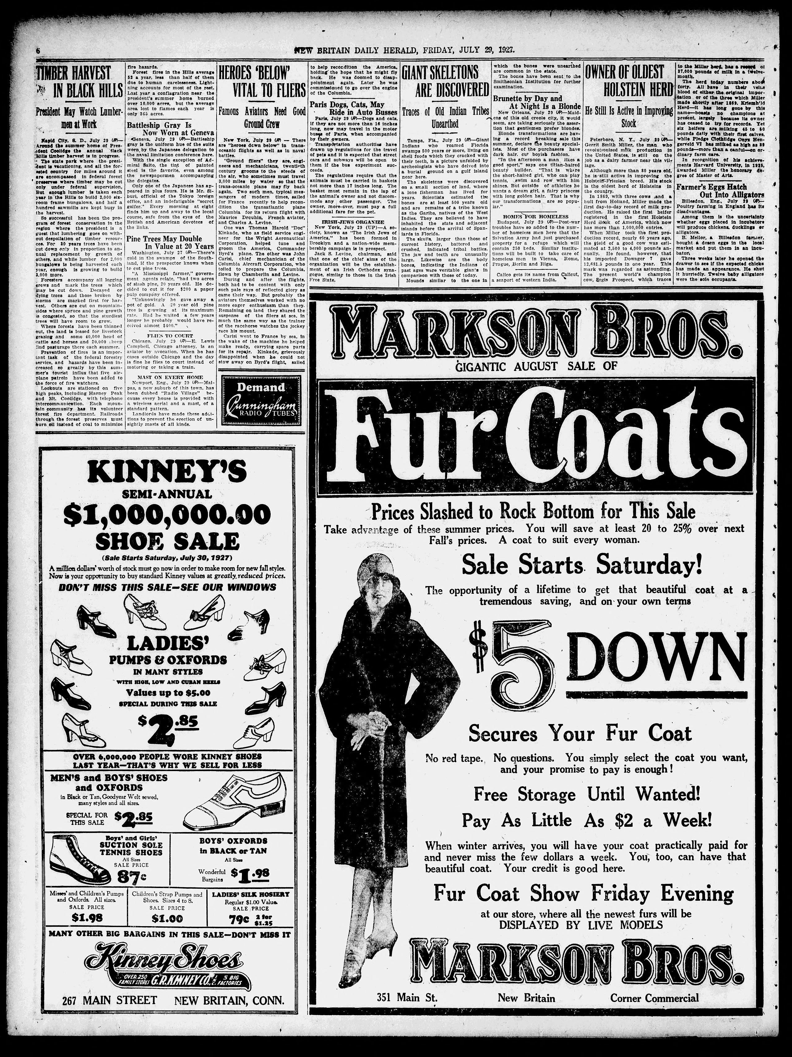 Image 6 of New Britain herald (New Britain, Conn.), July 29, 1927
