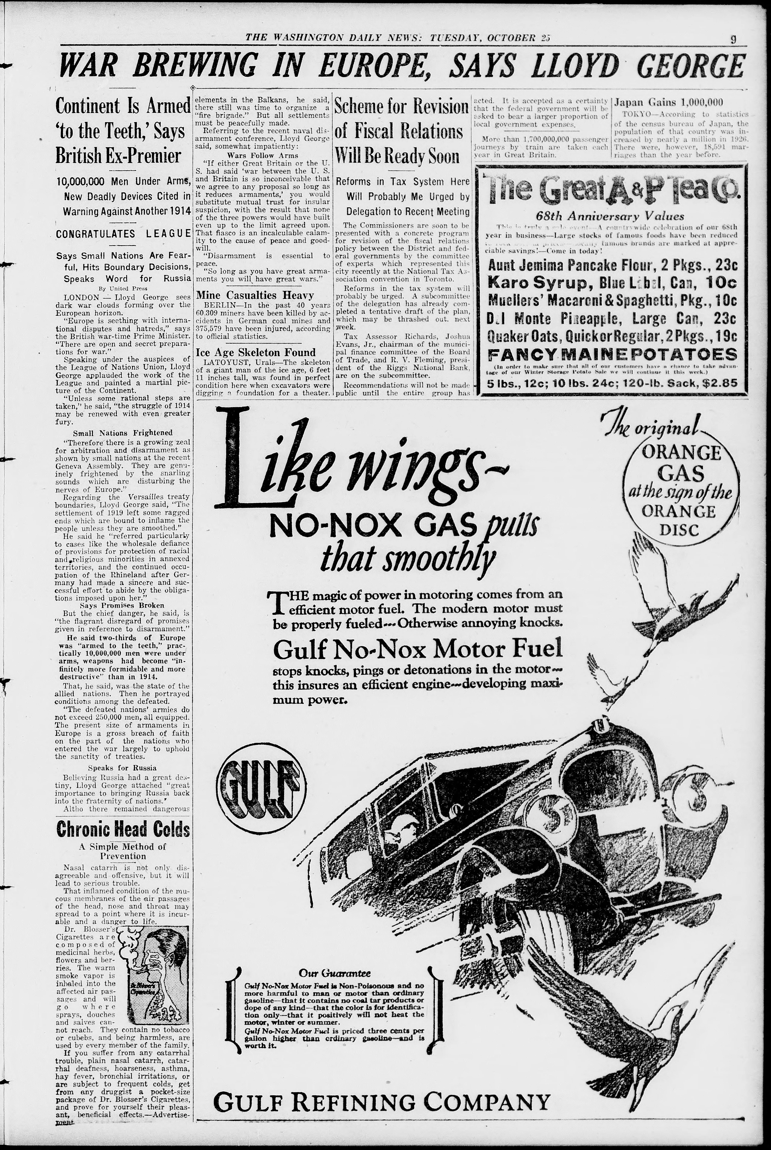 Image 9 of The Washington daily news (Washington, D.C.), October 25, 1927