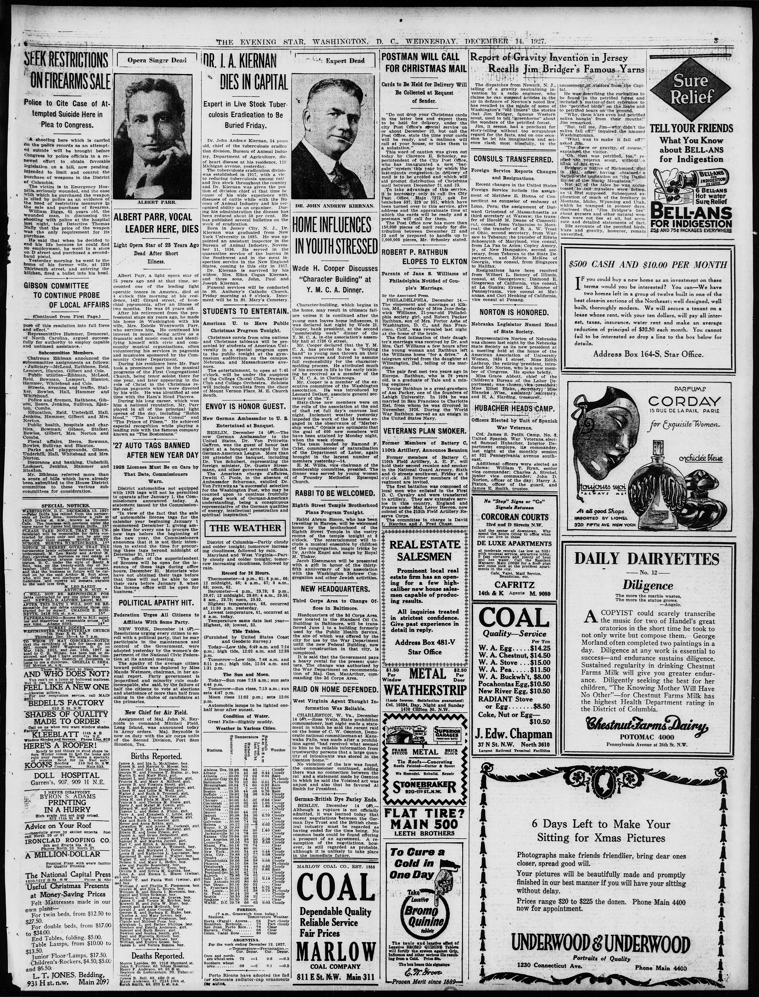 Image 3 of Evening star (Washington, D.C.), December 14, 1927