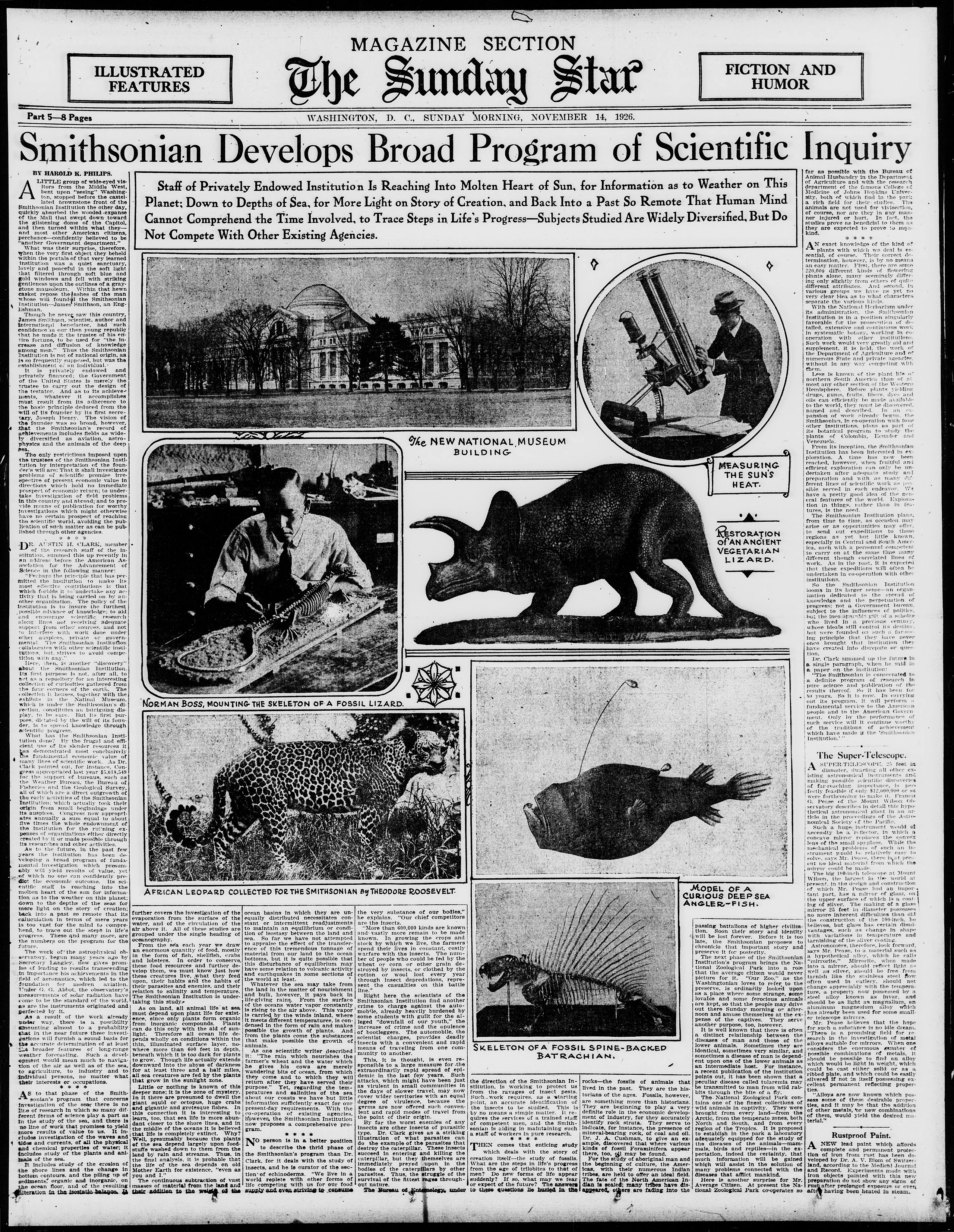 Image 105 of Evening star (Washington, D.C.), November 14, 1926