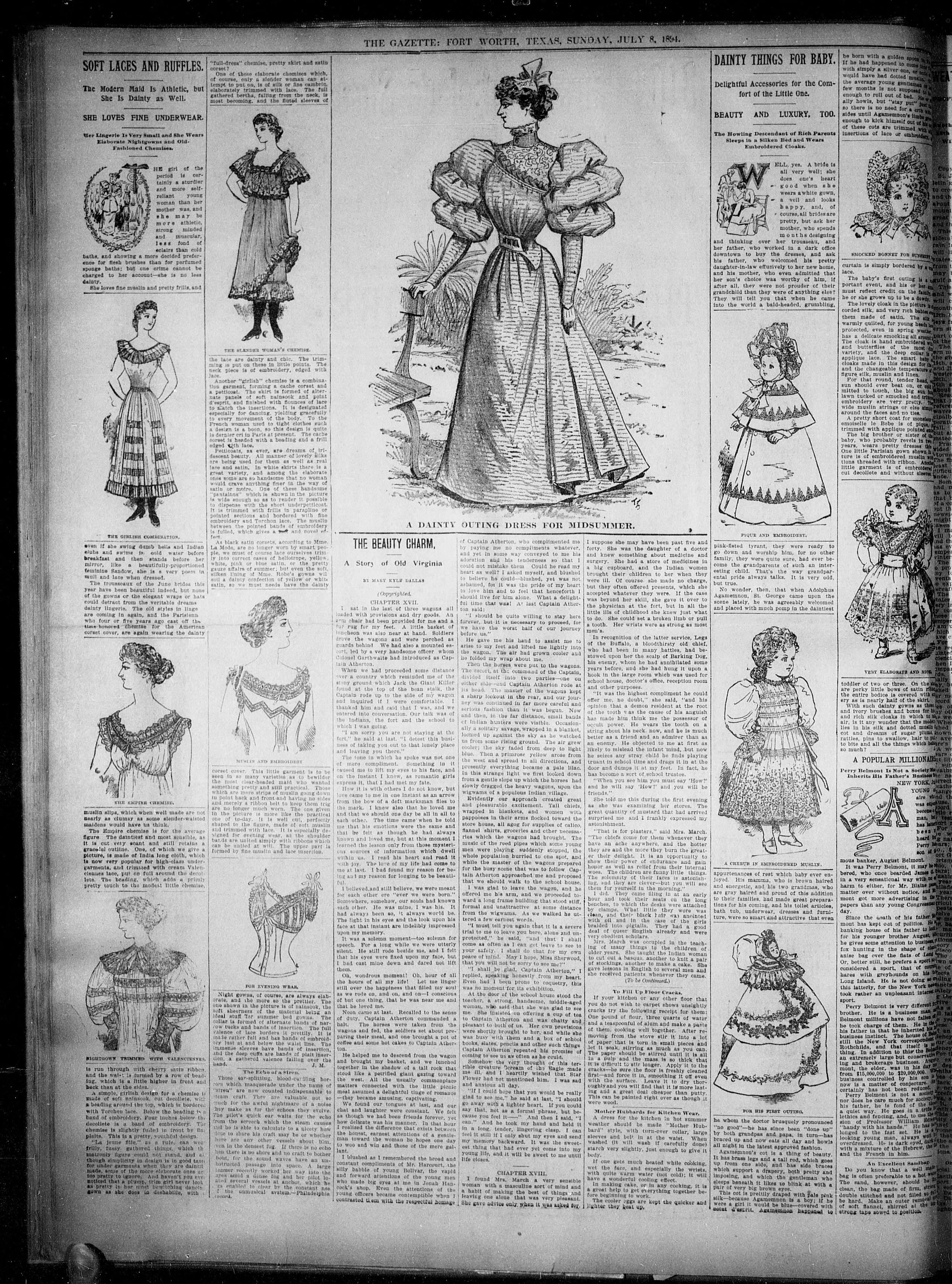 Image 10 of Fort Worth gazette (Fort Worth, Tex.), July 8, 1894, (MAILABLE EDITION., PART TWO.)