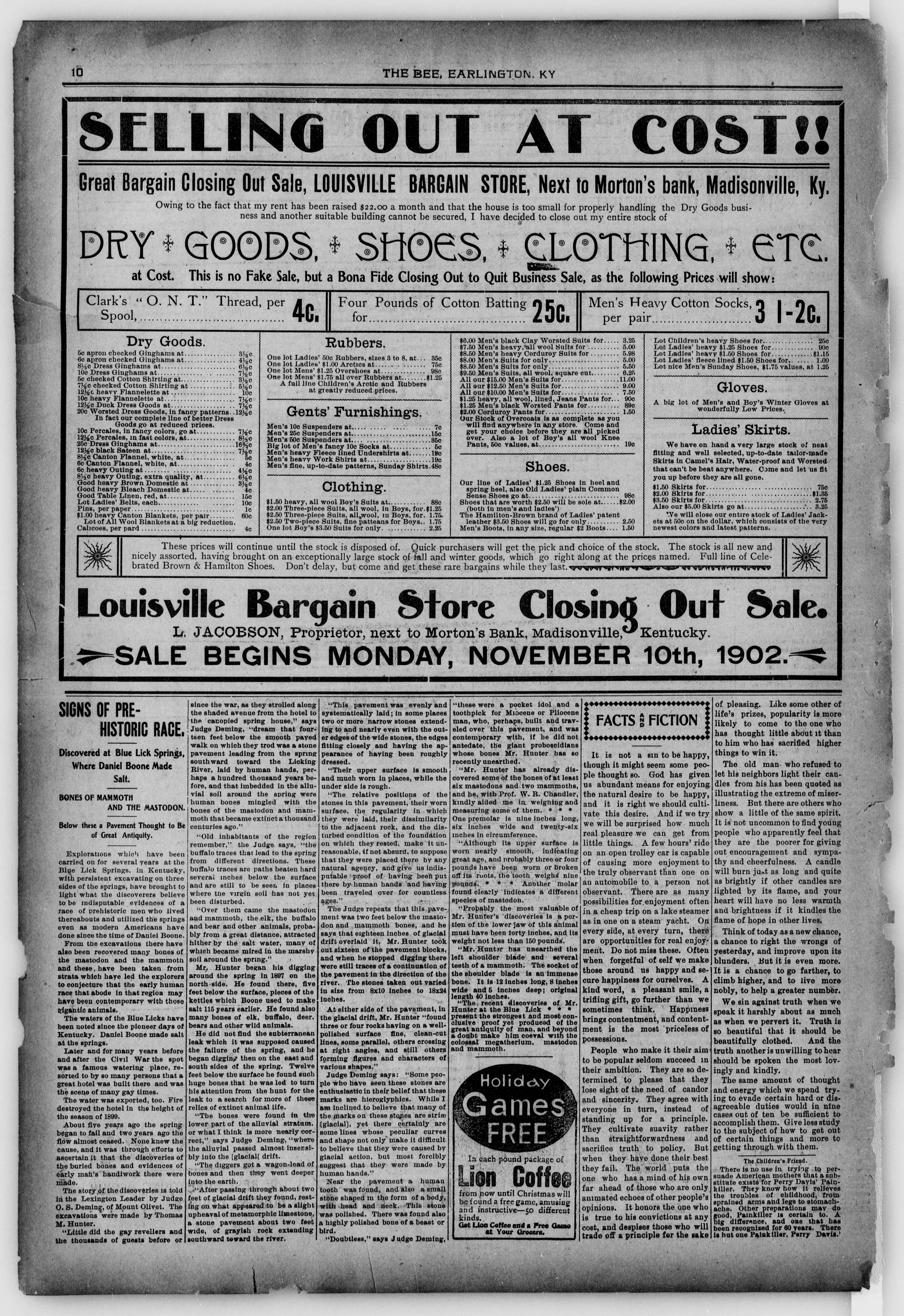 Image 10 of The bee (Earlington, Ky.), November 20, 1902
