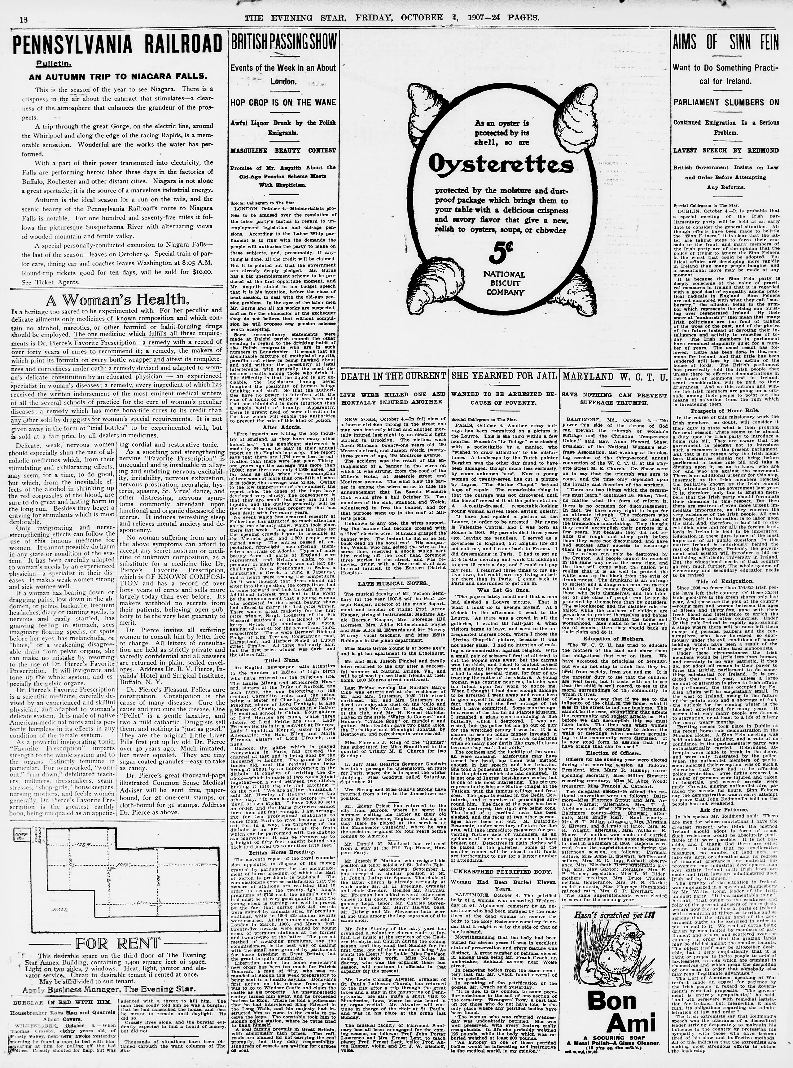 Image 19 of Evening star (Washington, D.C.), October 4, 1907