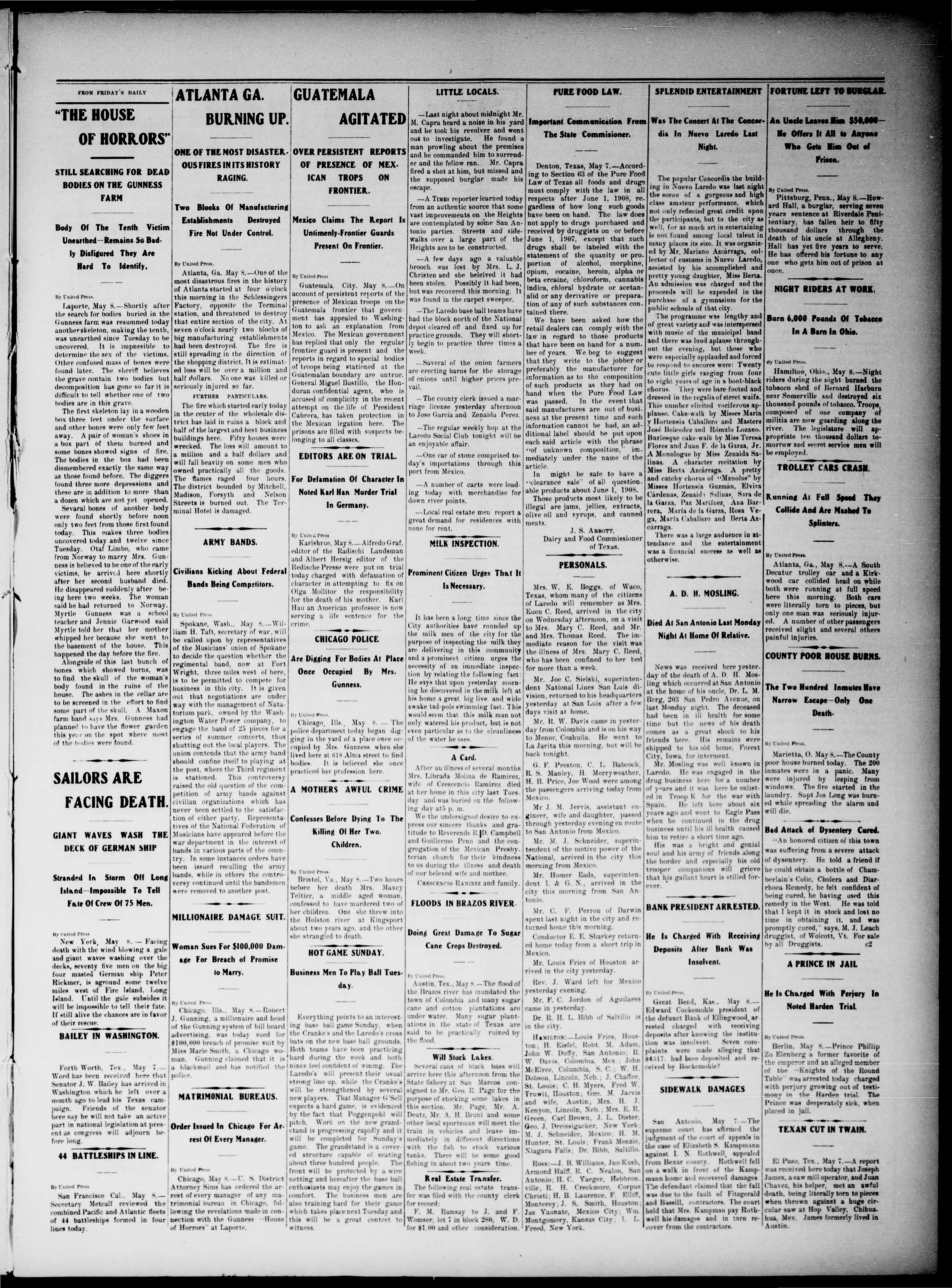 Image 11 of Laredo weekly times (Laredo, Tex.), May 10, 1908