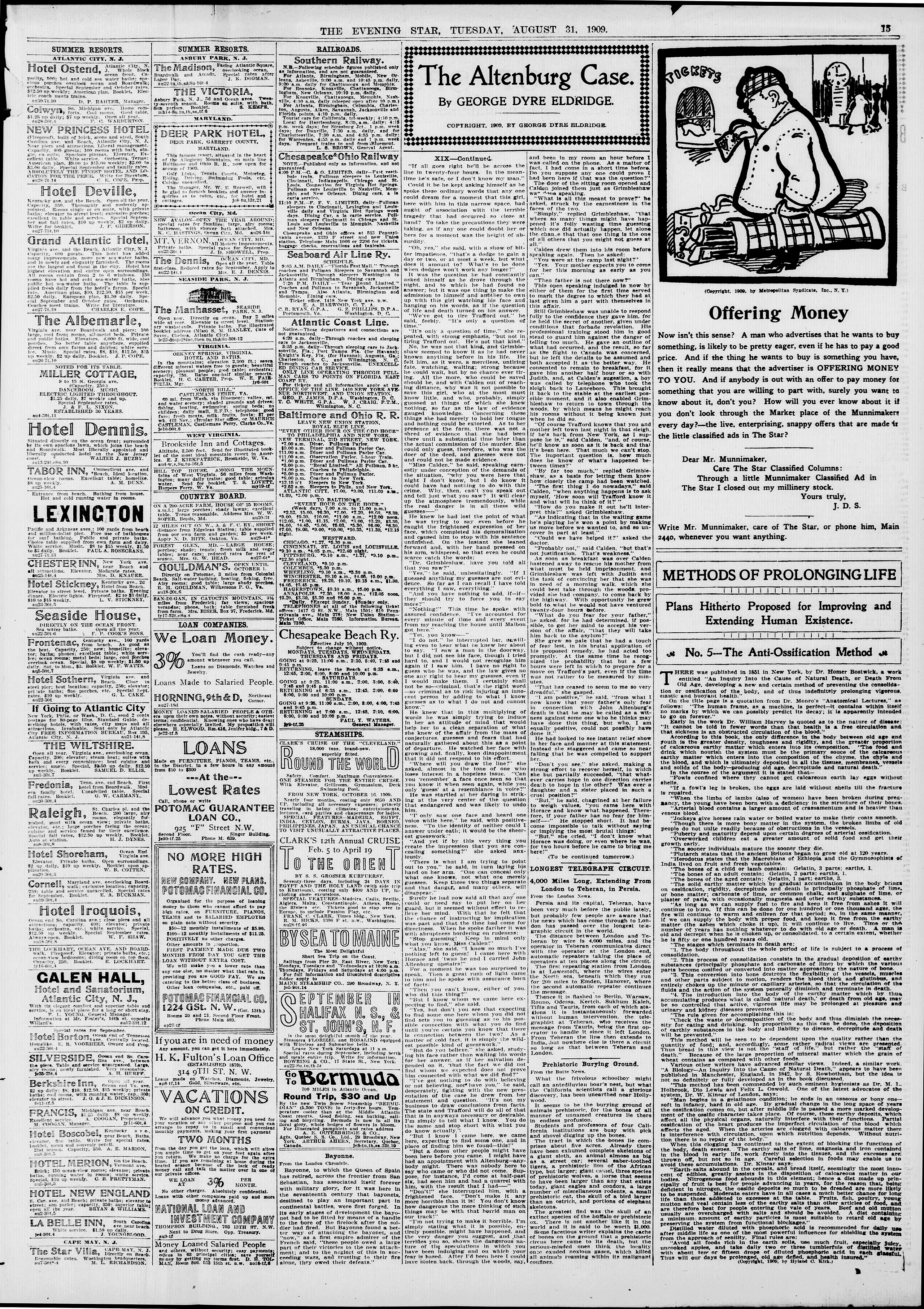 Image 16 of Evening star (Washington, D.C.), August 31, 1909