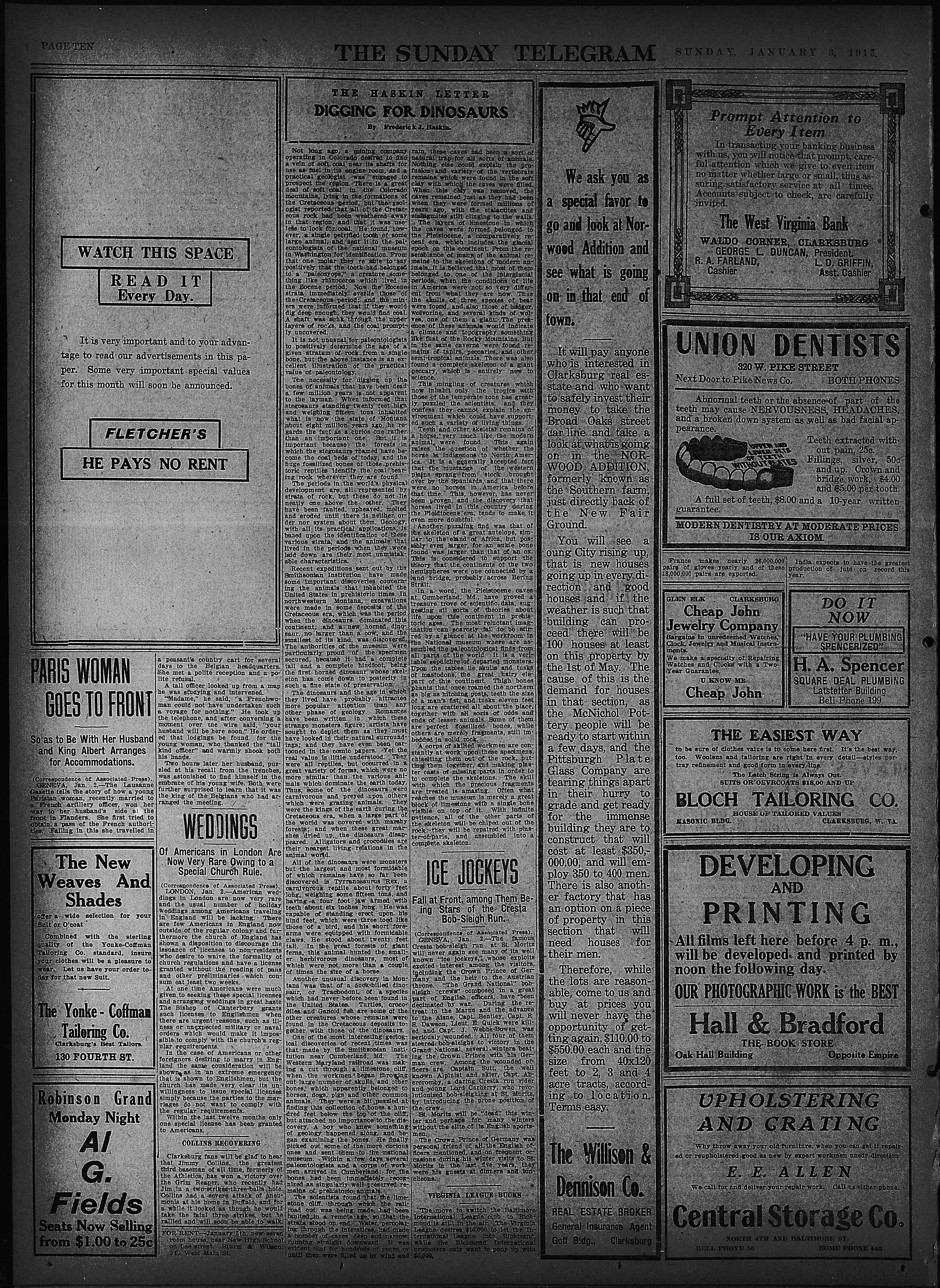 Image 10 of The Sunday telegram (Clarksburg, W. Va.), January 3, 1915, (FIRST SECTION)