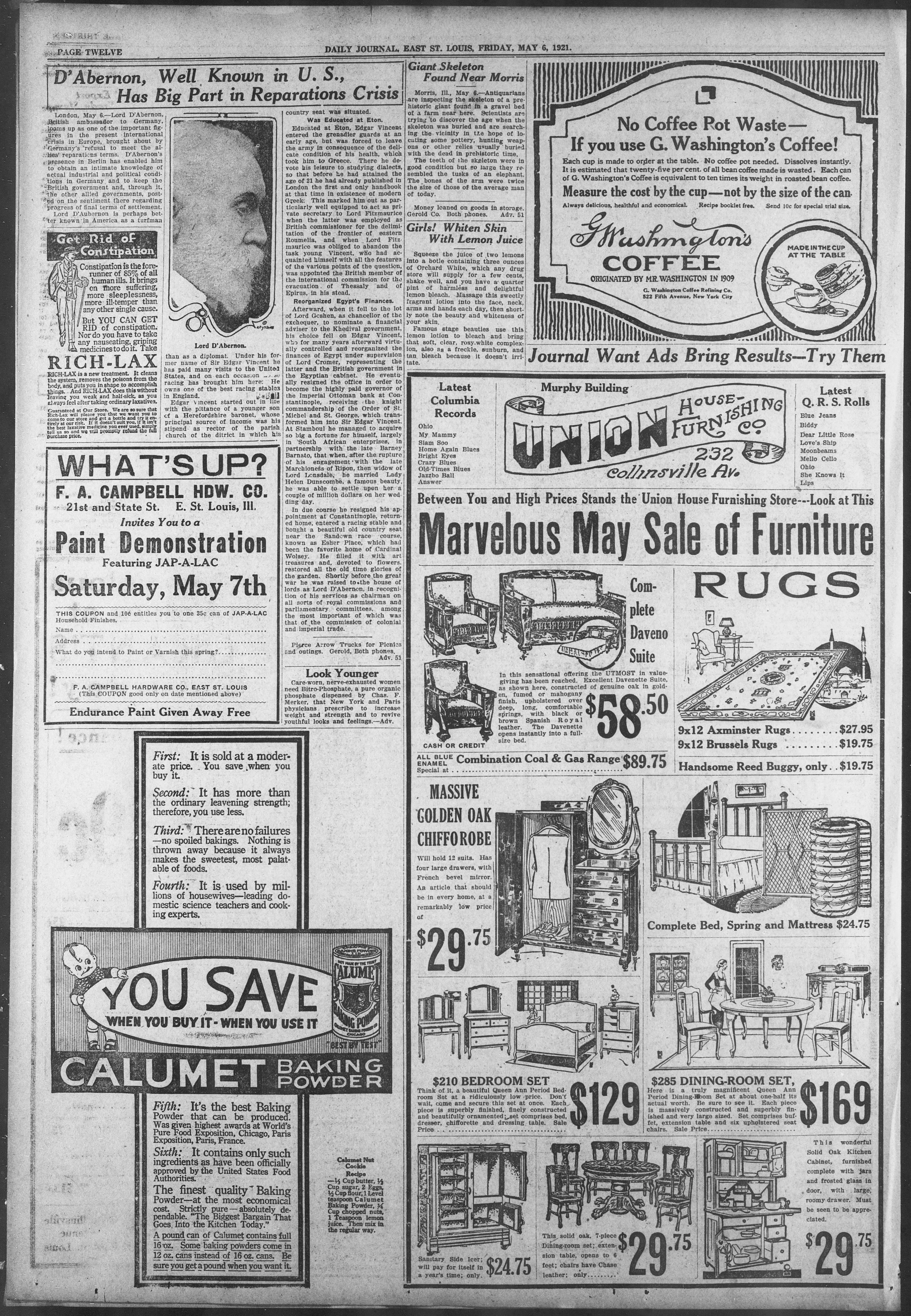 Image 12 of East St. Louis daily journal (East St. Louis, Ill.), May 6, 1921, (LATE EDITION)