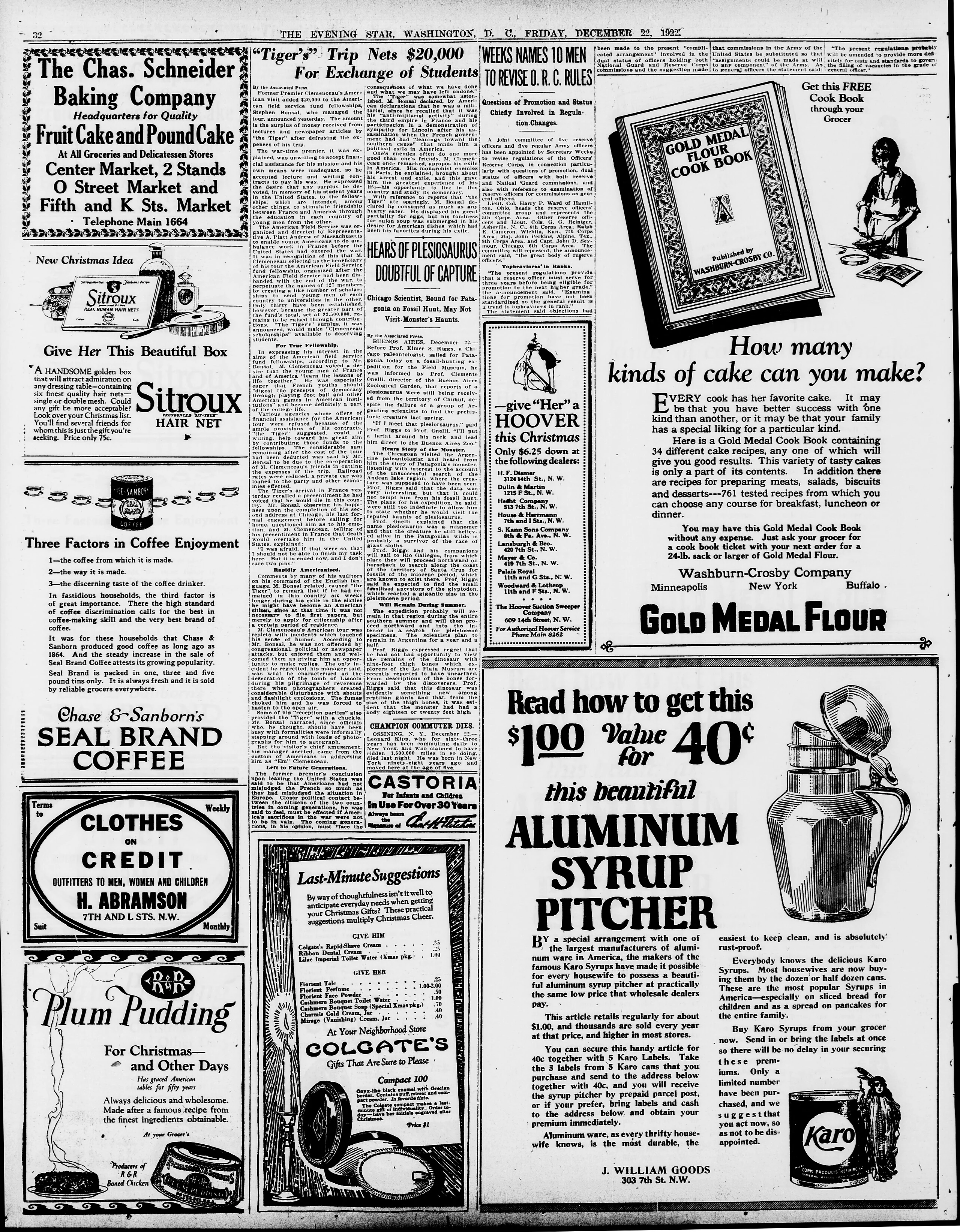Image 32 of Evening star (Washington, D.C.), December 22, 1922