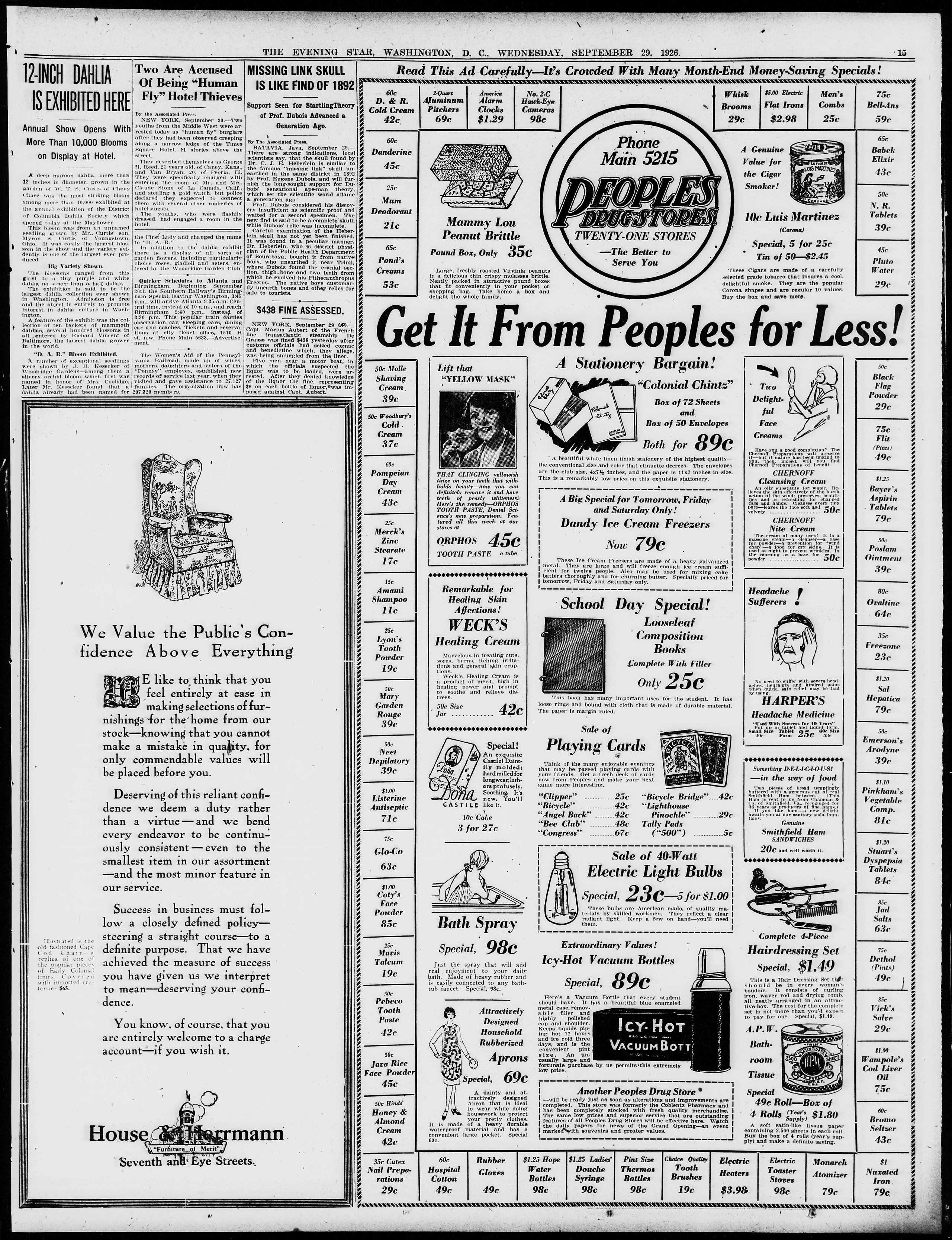 Image 15 of Evening star (Washington, D.C.), September 29, 1926