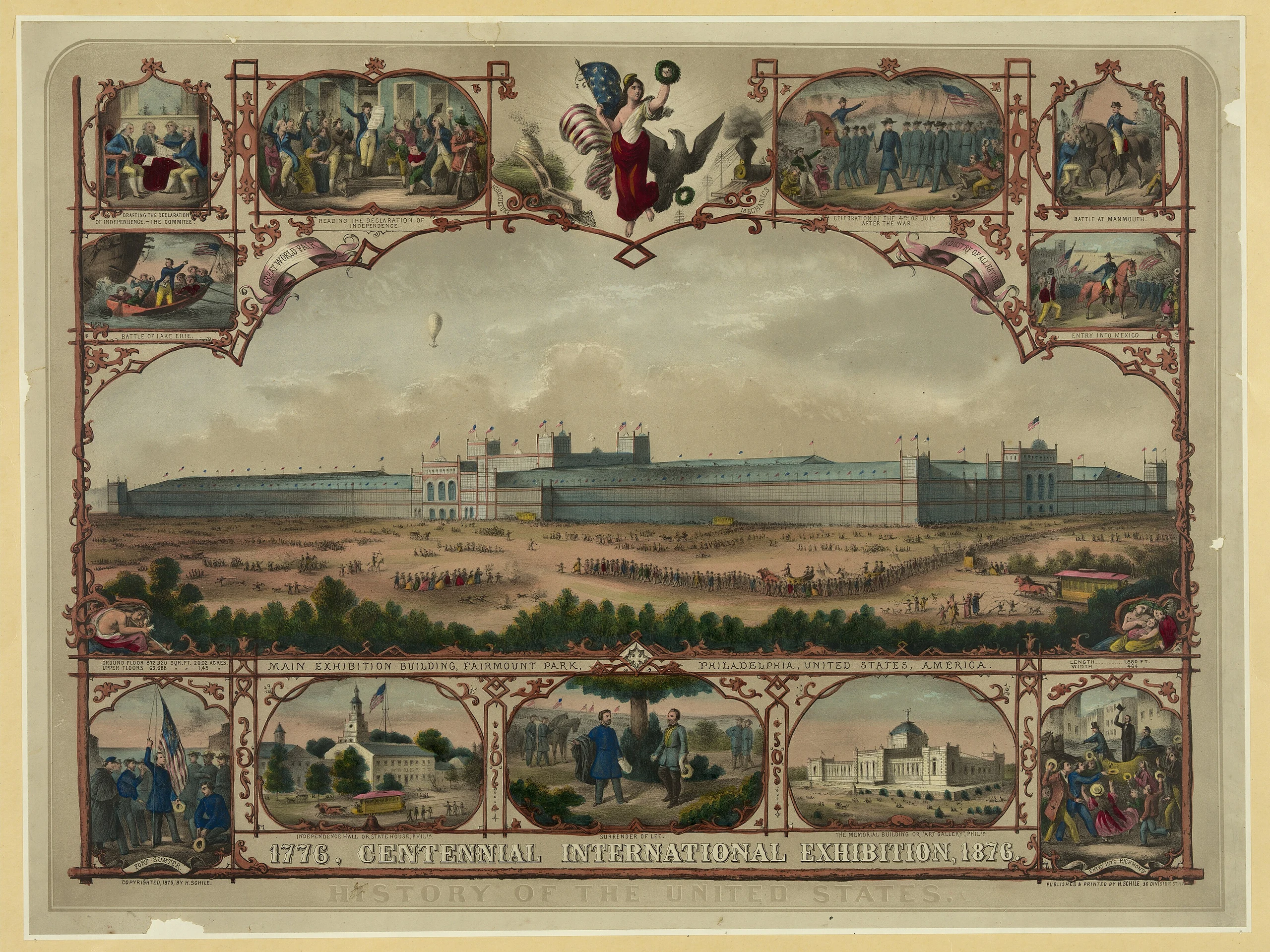 1776, Centennial International Exhibition, 1876, History of the United States
