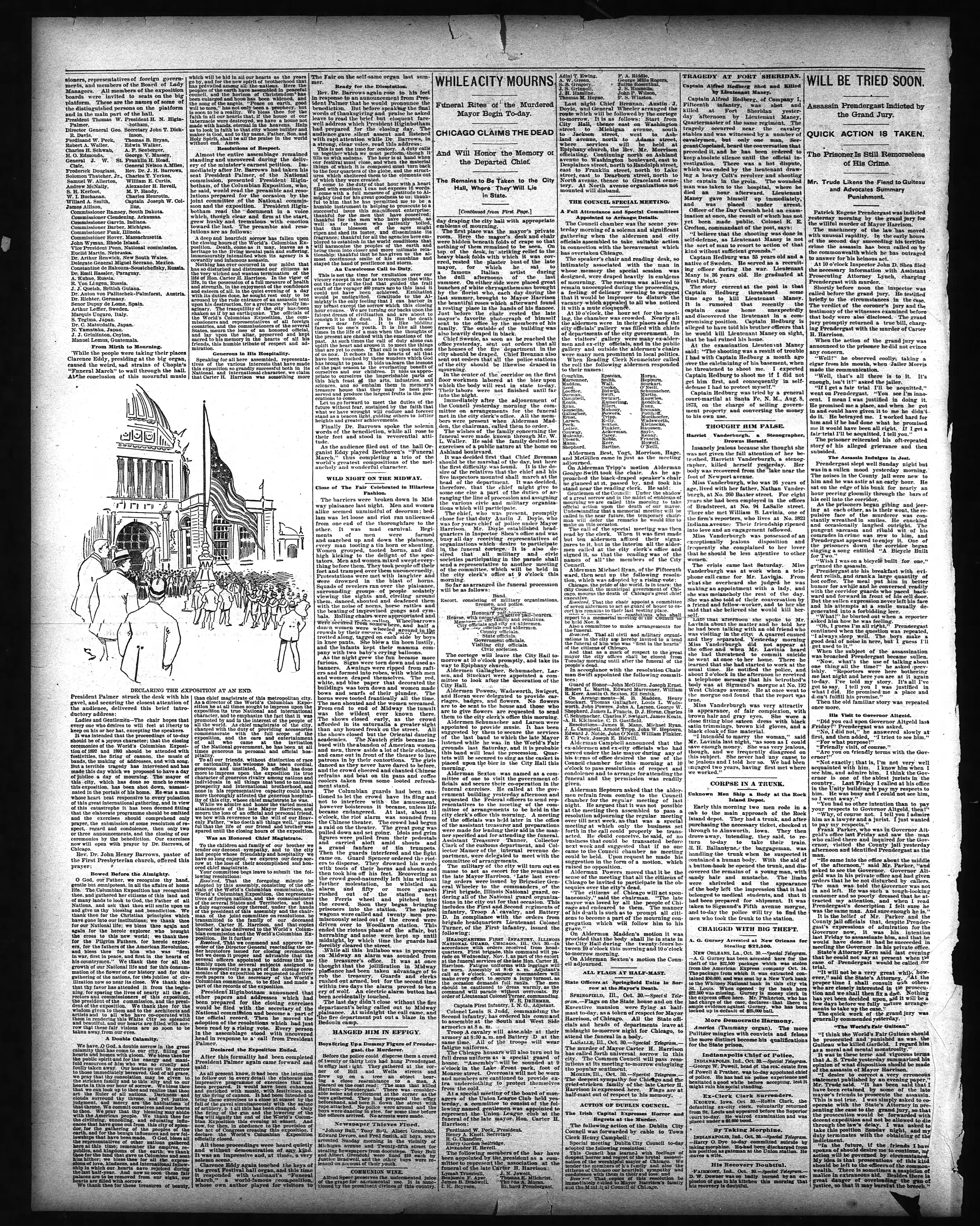 Chicago Inter Ocean Oct 31 1893 page