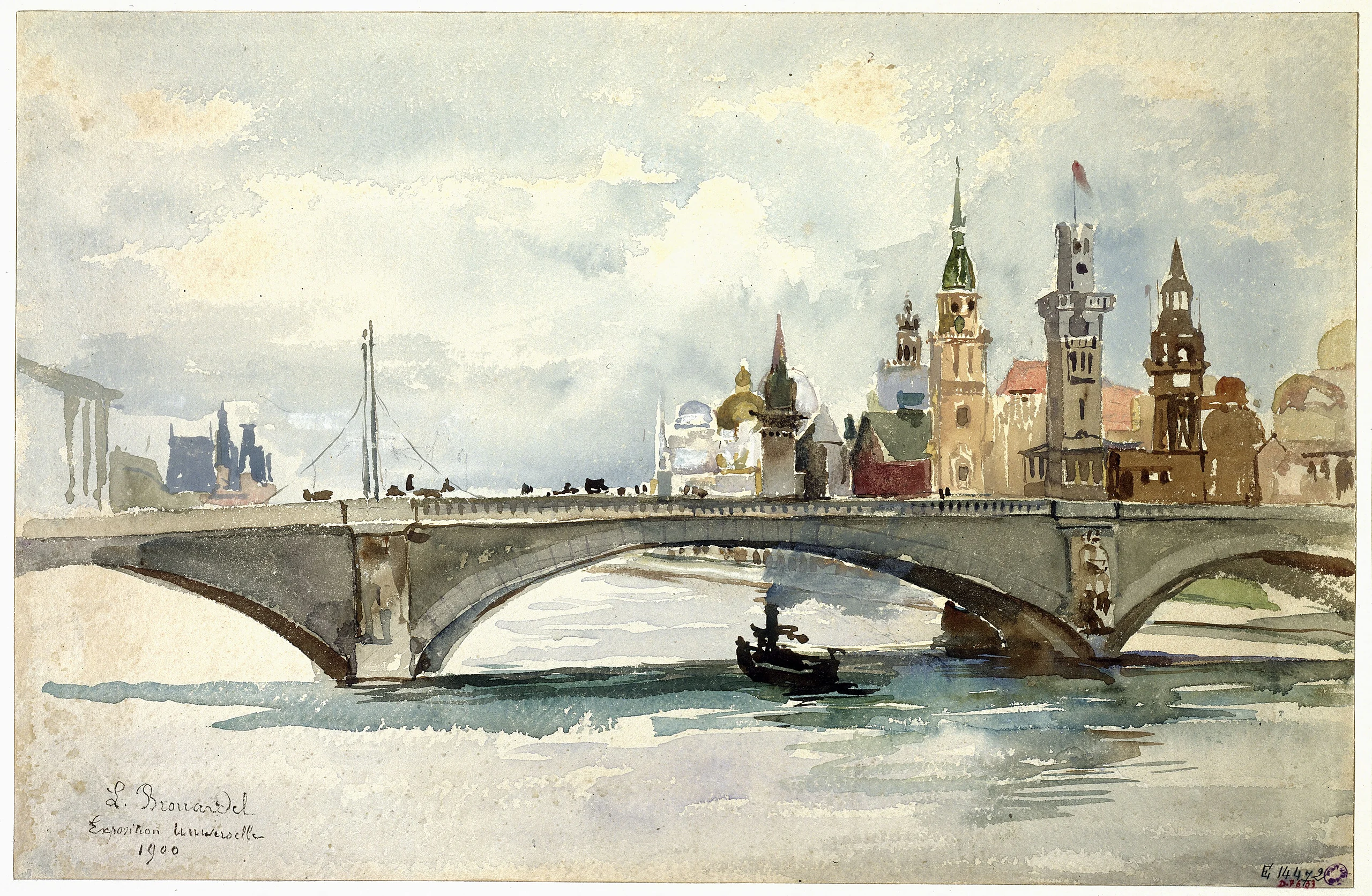 Brouardel laure exposition de 1900 le pont de lalma d.7633 407679