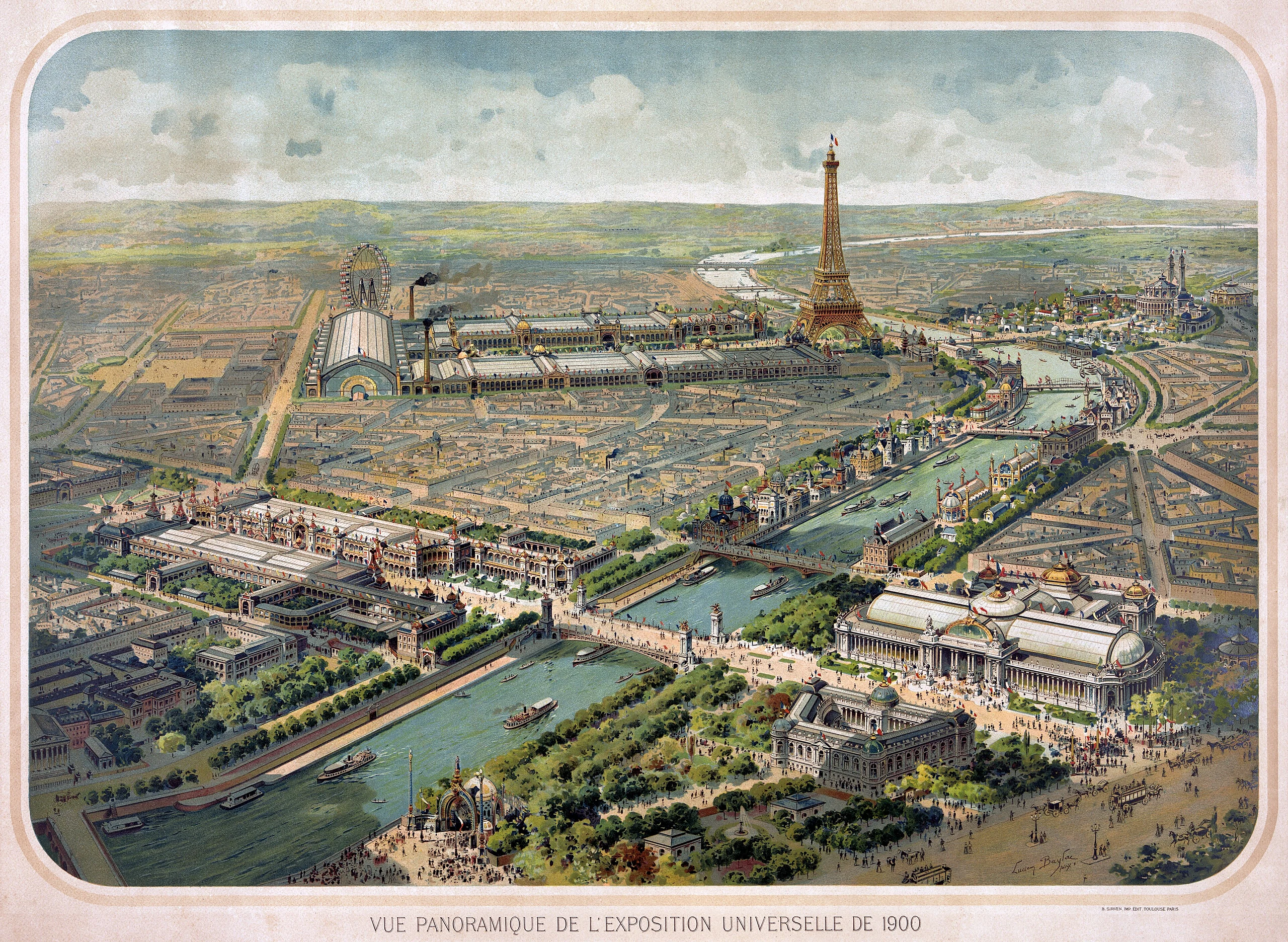 Flickr - …trialsanderrors - Panoramic view of the Exposition Universelle, Paris, 1900