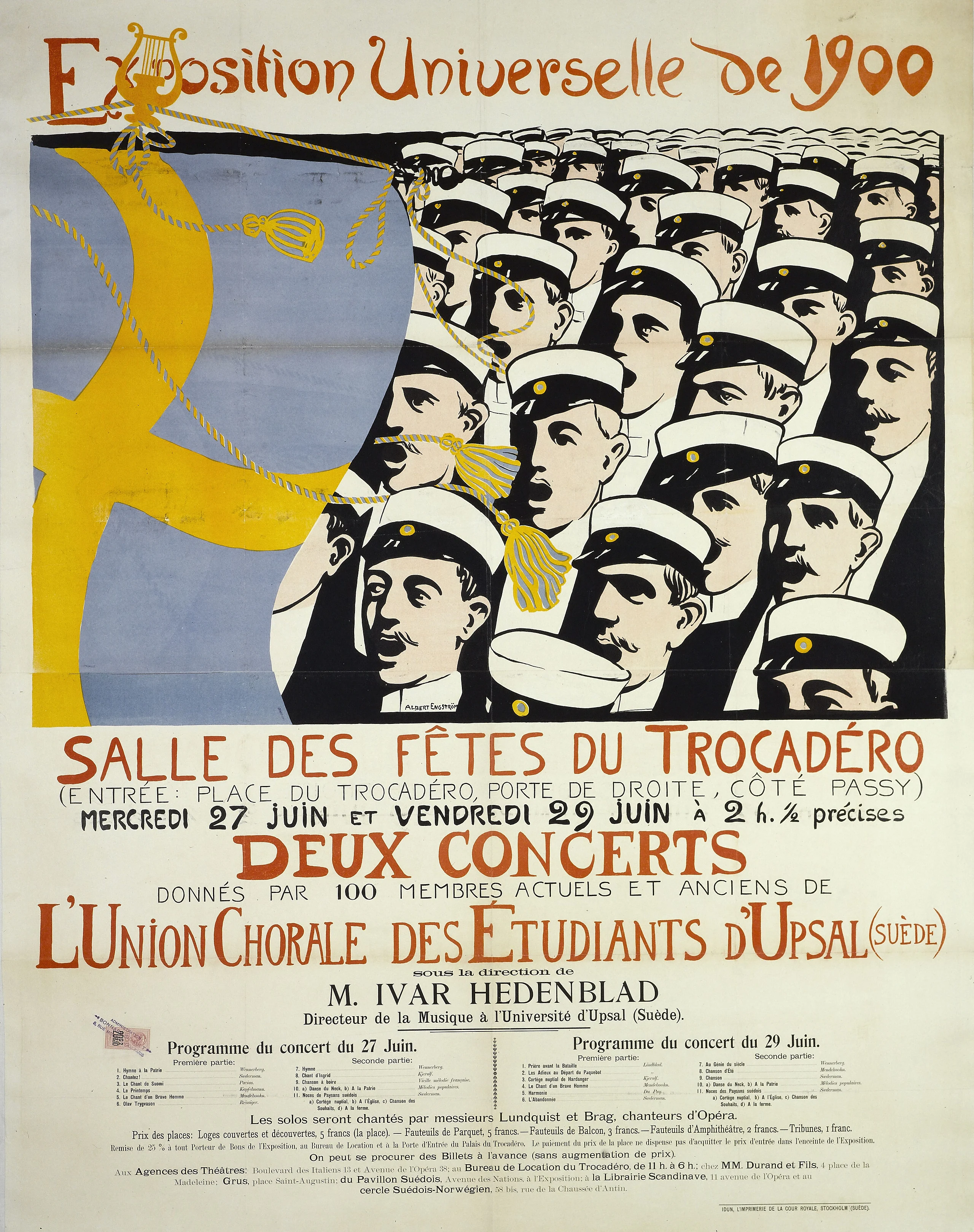 Exposition Universelle de 1900 SALLE DES FETES DU TROCADERO (ENTREE PLACE DU TROCADERO, PORTE DE DROITE, COTE PASSY), AF